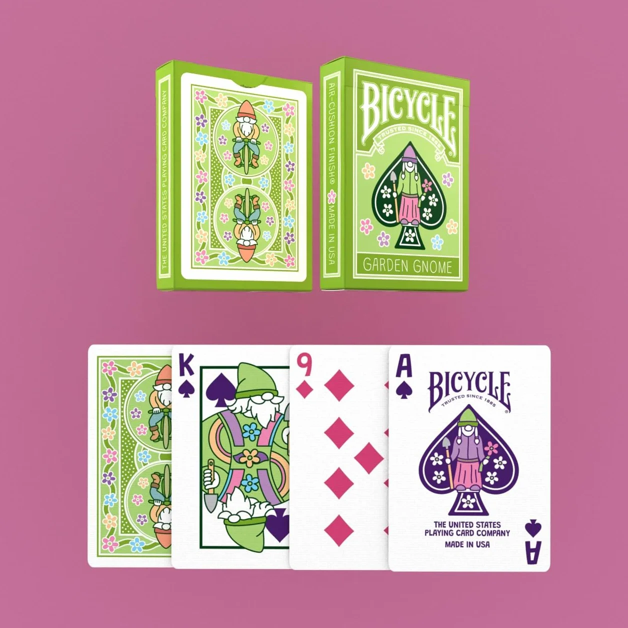 Bicycle® Garden Gnome (Designer Spielkarten, Poker, Skat...)
