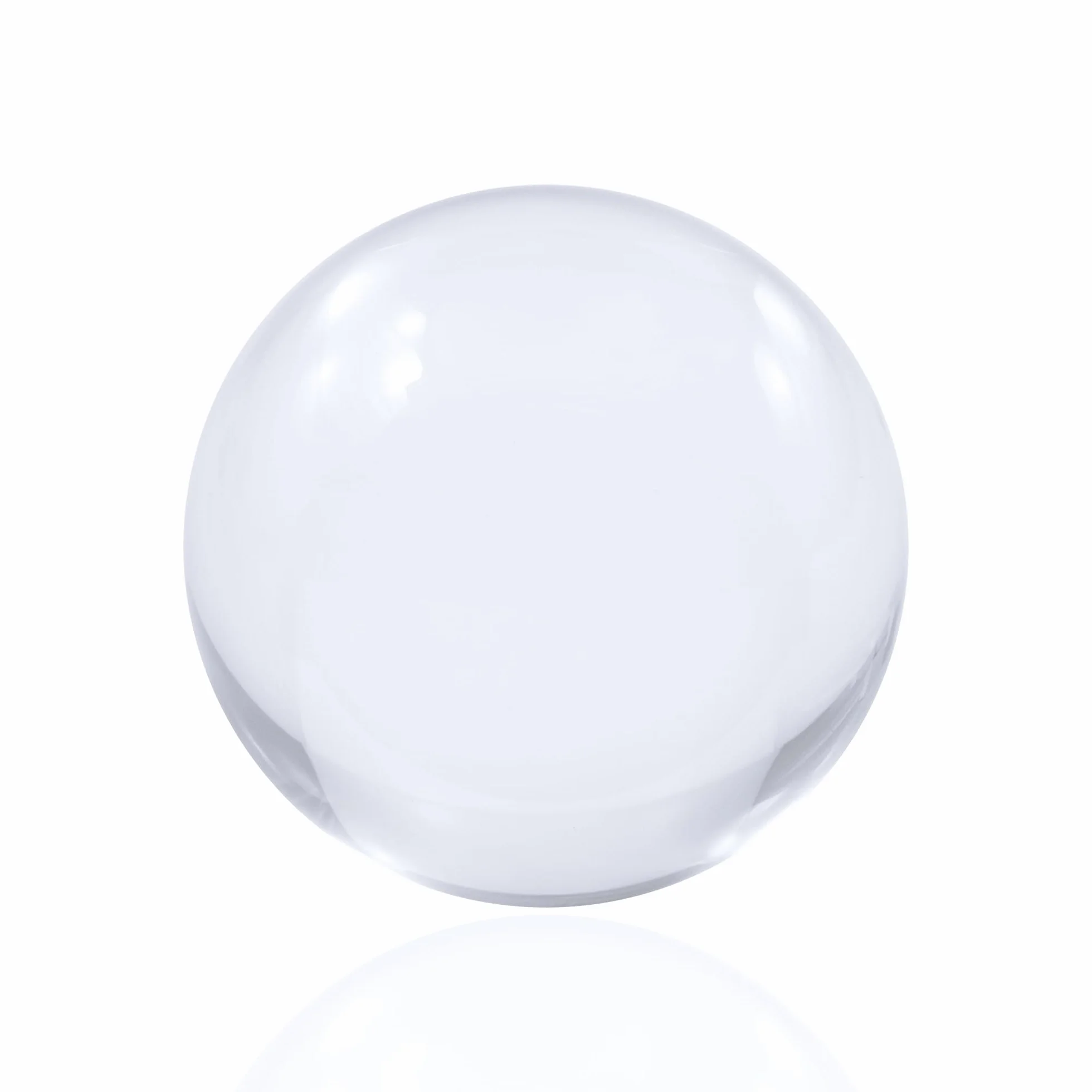 Juggle Dream 85 mm przezroczysta akrylowa kulka do żonglowania - przezroczysty przezroczysty przezroczysty kontakt żonglowanie manipulacja wydajne piłki