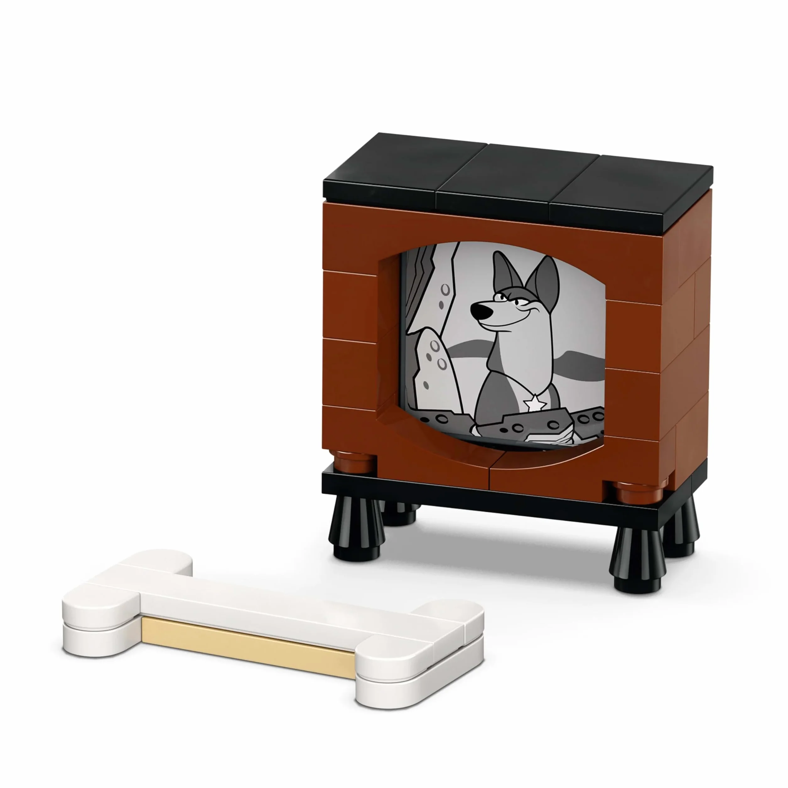 LEGO ǀ Disney Classic 101 dalmatyńczyków — Szczeniaczki Szczęściarz i Penny, zabawka konstrukcyjna, pomysł na prezent dla 6-latki, dziewczynki i chłopca, fanów klasycznych filmów i piesków 43271