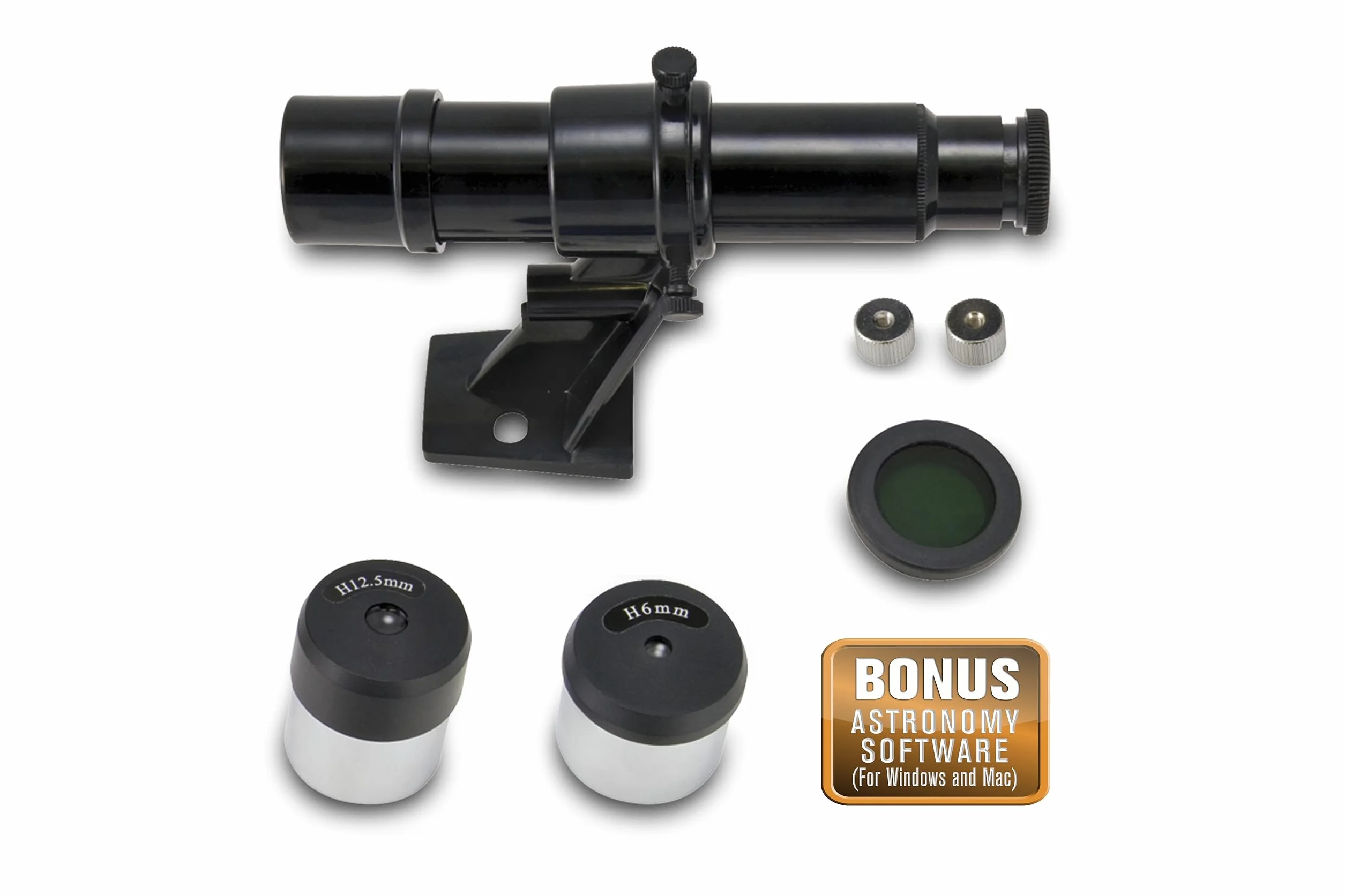 Celestron 21024-ACC FirstScope Accessory Kit, 6 piece, Black