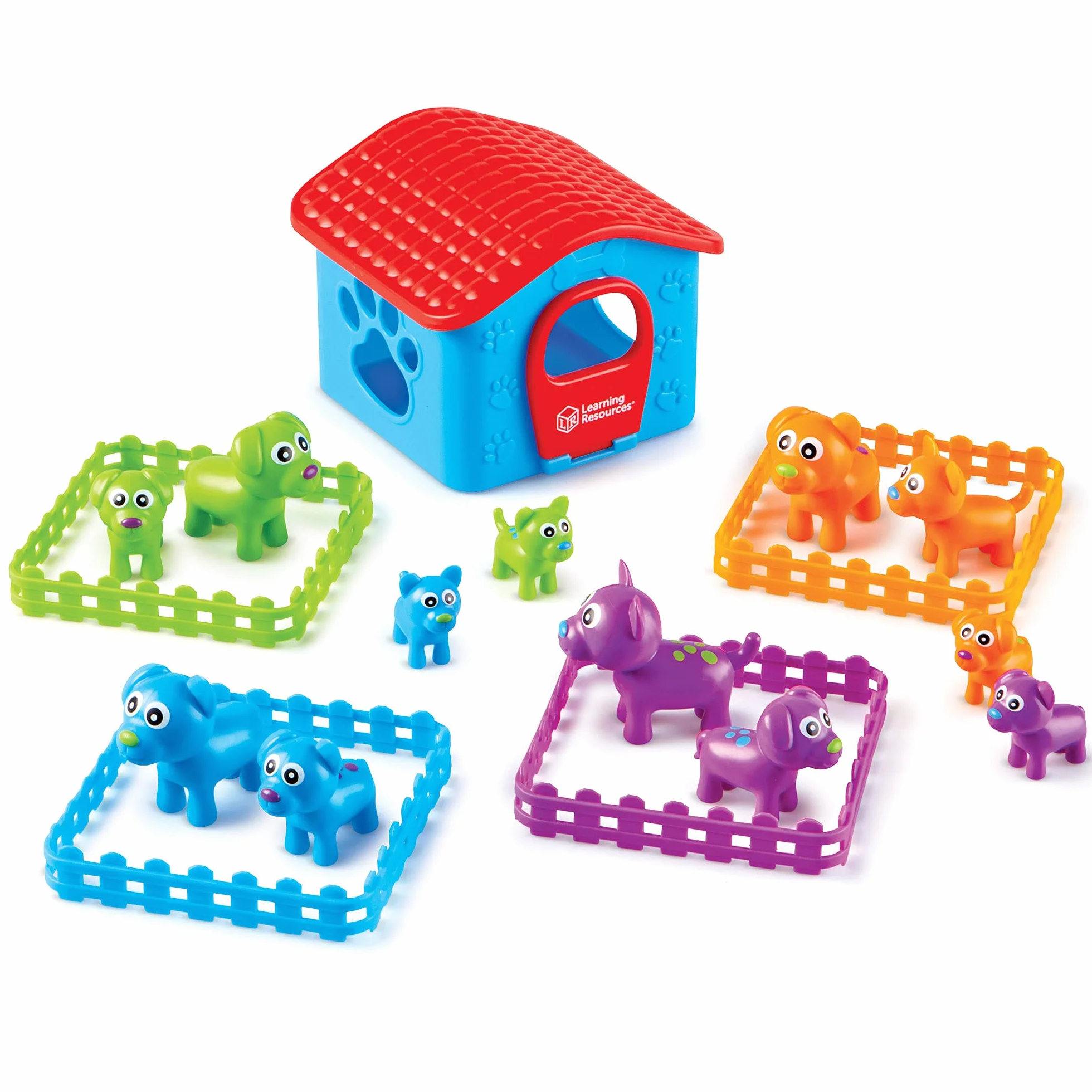 Learning Resources Sort-'Em-Up Pups! 28-Kawałek Zestaw