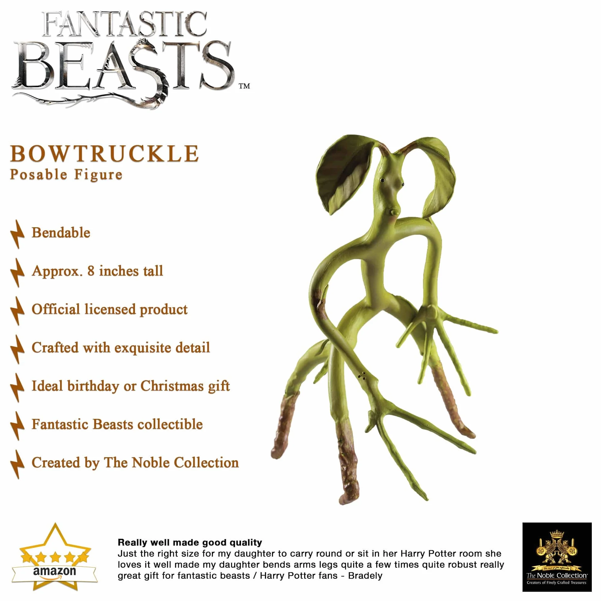 The Noble Collection Bendable Bowtruckle