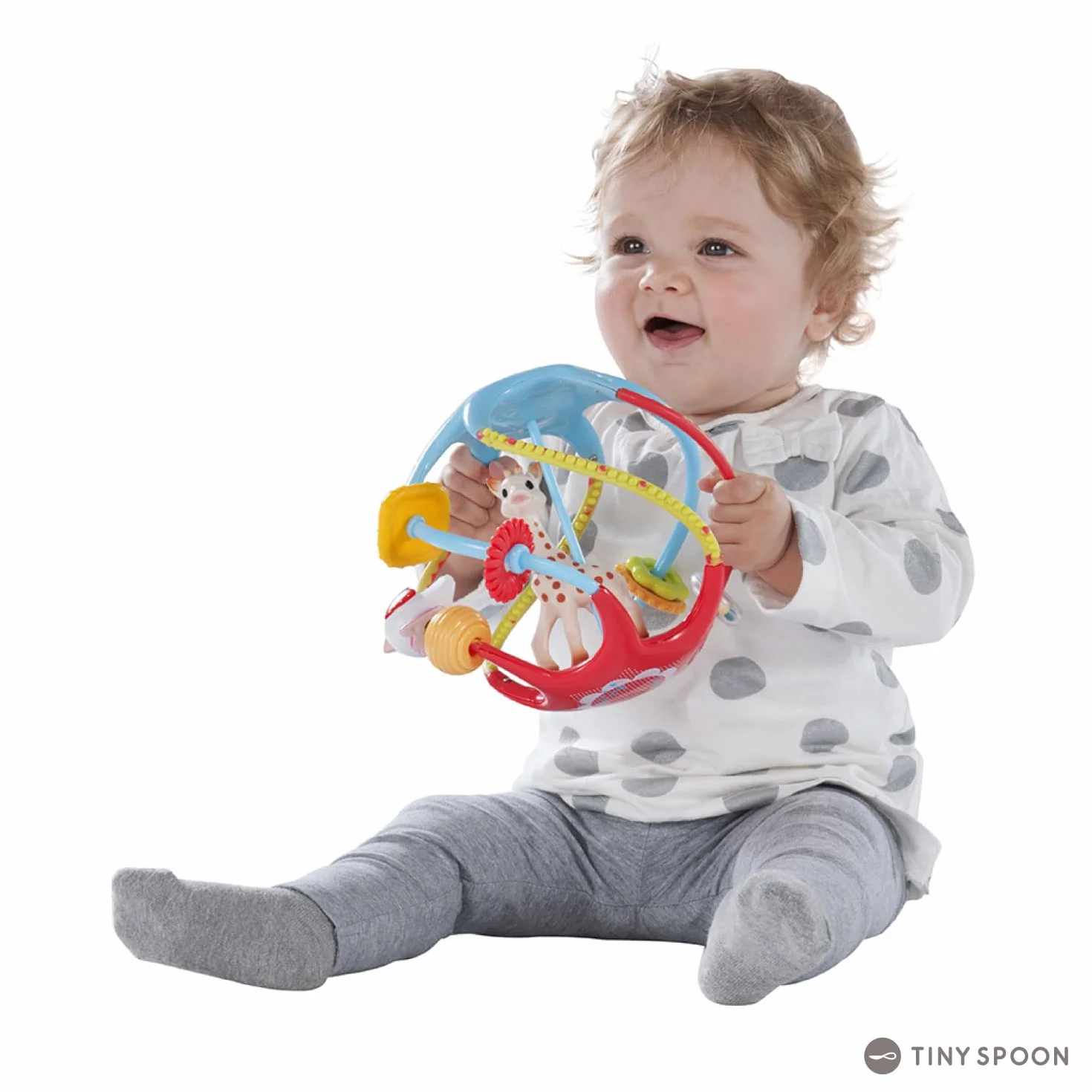 Vulli Sophie la Girafe Twistin Ball, wielokolorowa