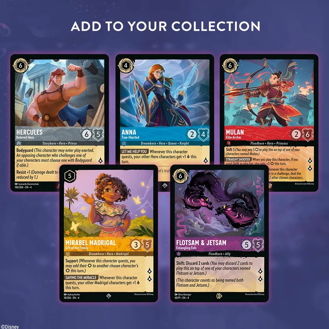 Ravensburger Disney Lorcana TCG: Urszula Booster Pack Back Pack od 8 lat