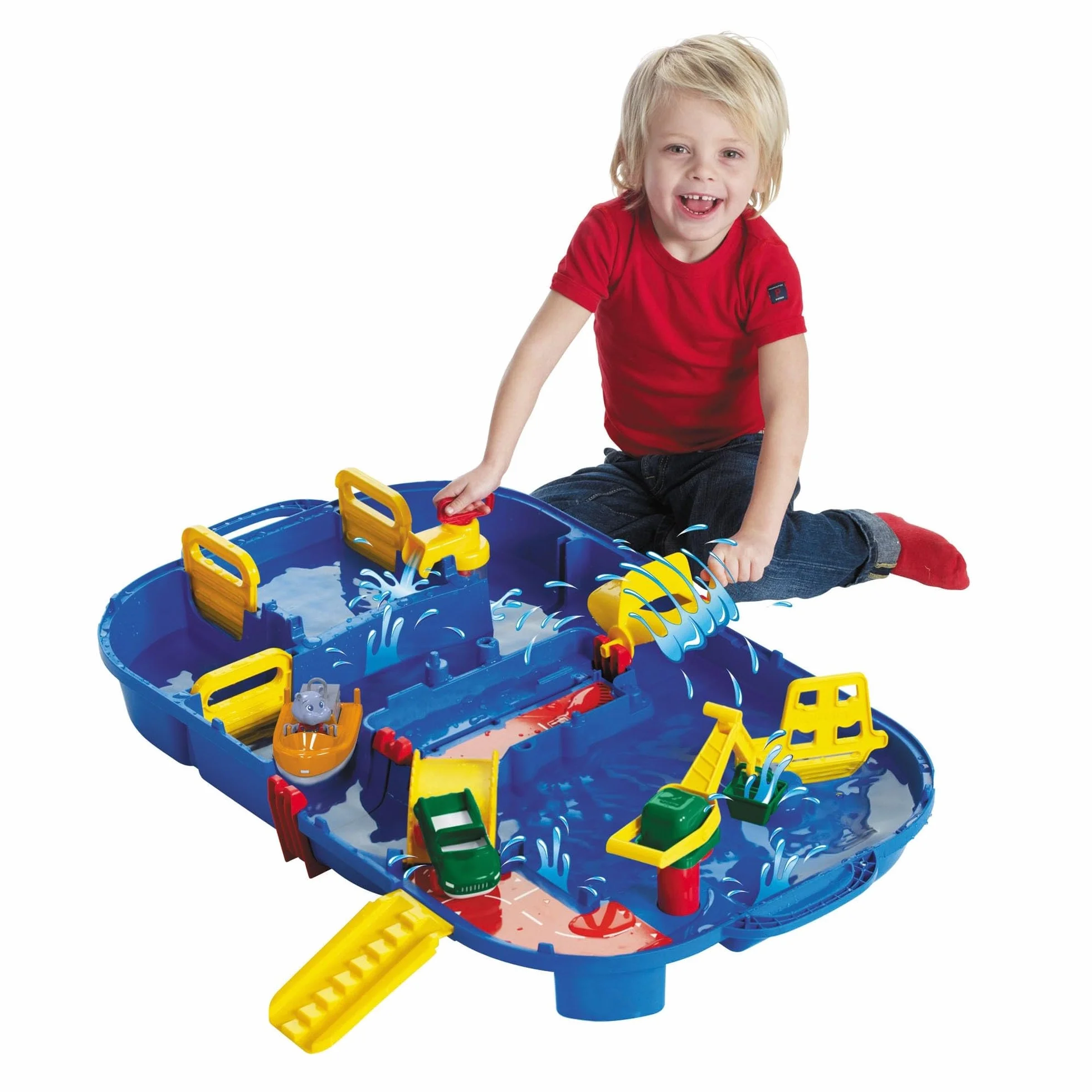 Aquaplay Tor Wodny Lockbox Zabawka, Niebieski, Od 3 Lat
