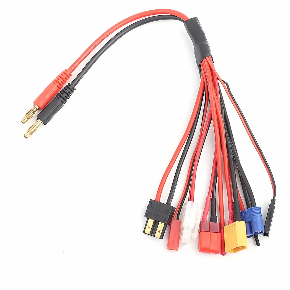 Kabel do Konwersji RC, Wielofunkcyjny Kabel do ładowarki 8 w 1 Bateria Lipo Multi Wtyczka do ładowania Konwertuj linię kablową do ładowarki IMAX B6