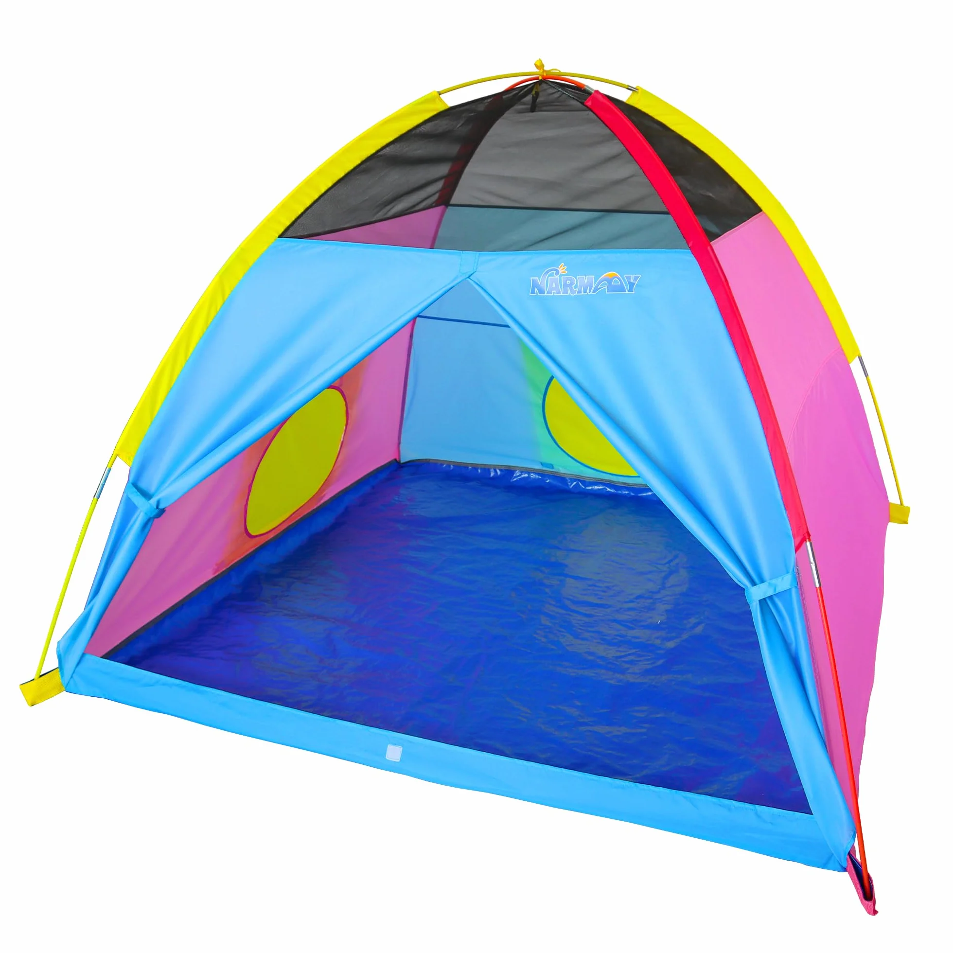 NARMAY® Namiot do zabawy Easy Joy namiot kopułowy dla dzieci do wewnątrz/na zewnątrz - 152 x 152 x 111 cm
