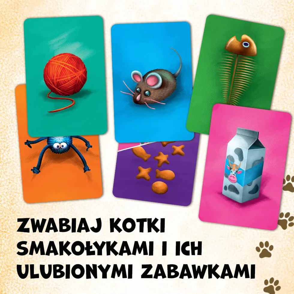 Trefl Kotki Szalona Gra Planszowa dla Całej Rodziny od 6 lat