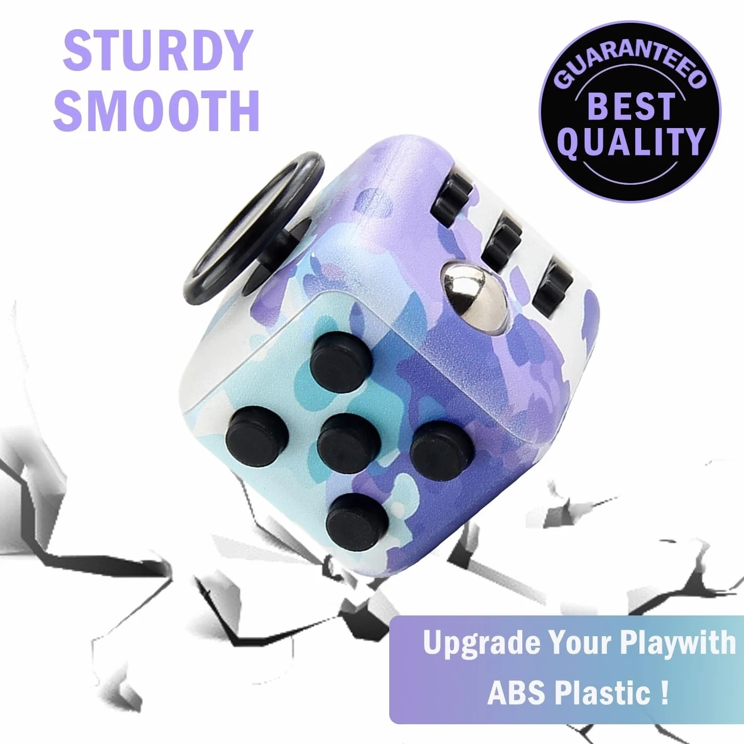 4Pcs Cube Toy Fidget Toy, Zabawka antystresowa przeciwlękowa, 6 funkcjonalnych zabawek antystresowych dla dorosłych i dzieci