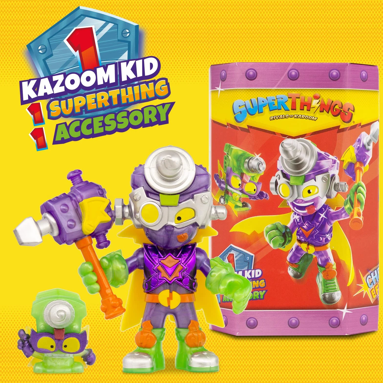 SUPERTHINGS Rescue Force – Pełna kolekcja Kazoom Kids z serii Rescue Force. Każde pudełko zawiera 1 Kazoom Kida, 1 figurkę SuperThinga i 1 akcesorium bojowe