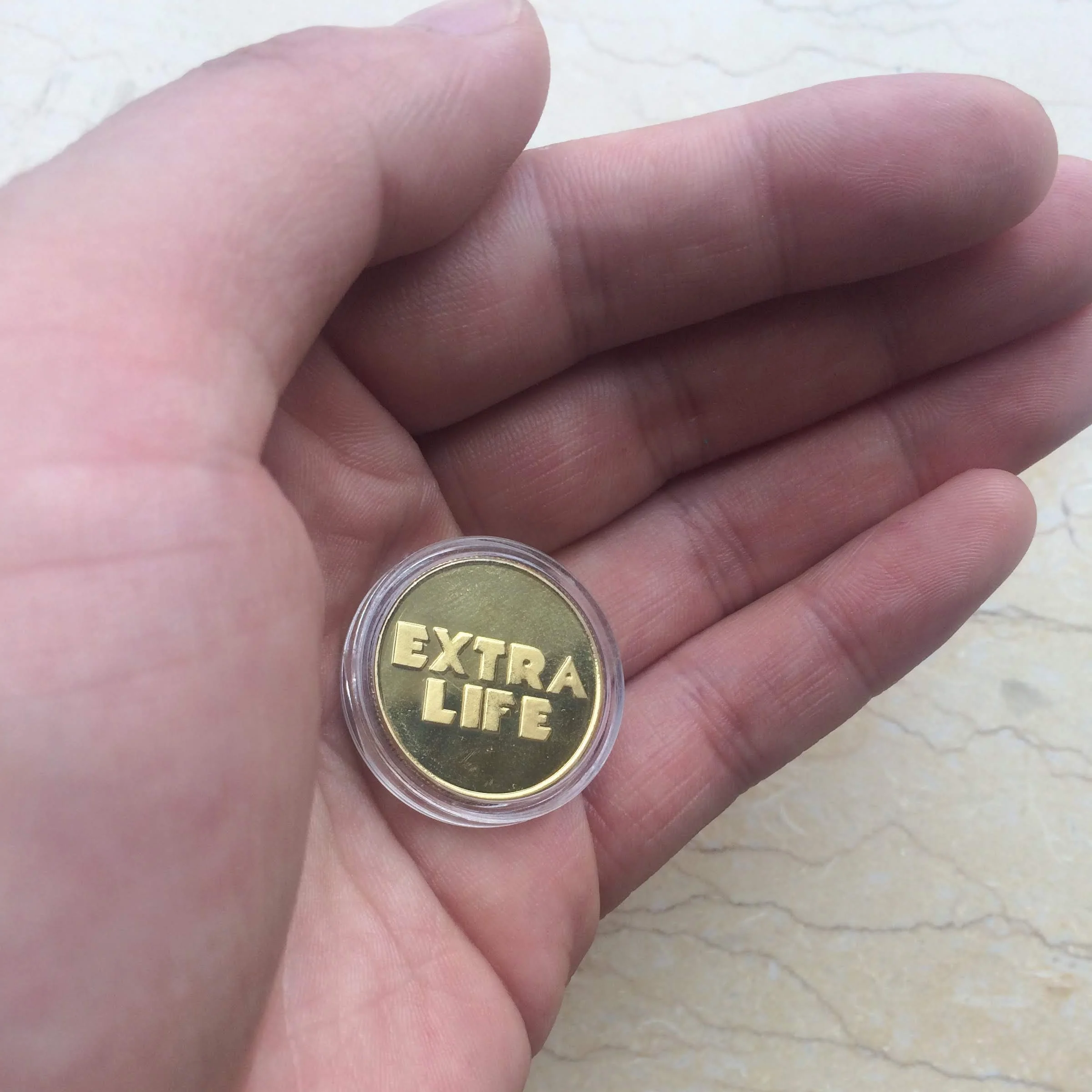 Ready Player One Coin Münze Extra-Leben monze Extra Life Coin Quarter Ready Player One Props Toys - Gold&Silver