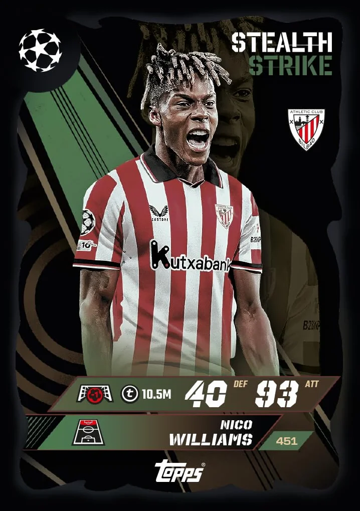 Mini Can Match Attax Ucl 25-26 Cards