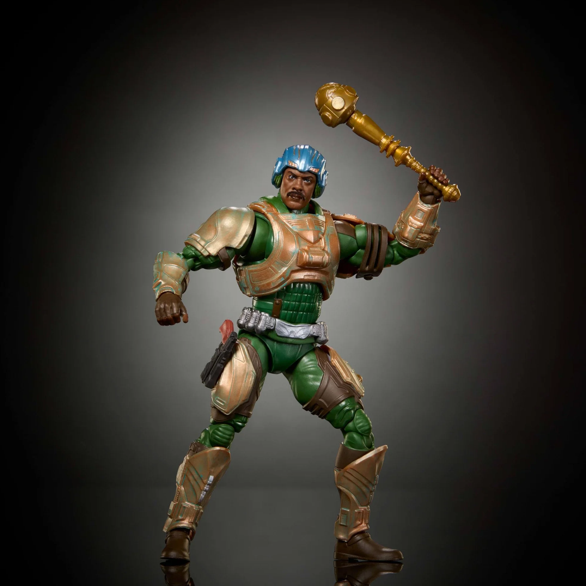 Masters of the Universe Chronicles Władcy Wszechświata Film 2026 Man At Arms Zbrojny Rycerz Wojownik Figurka kolekcjonerska w skali 1:12 i akcesorium Zabawka filmowa 6+, JKJ25