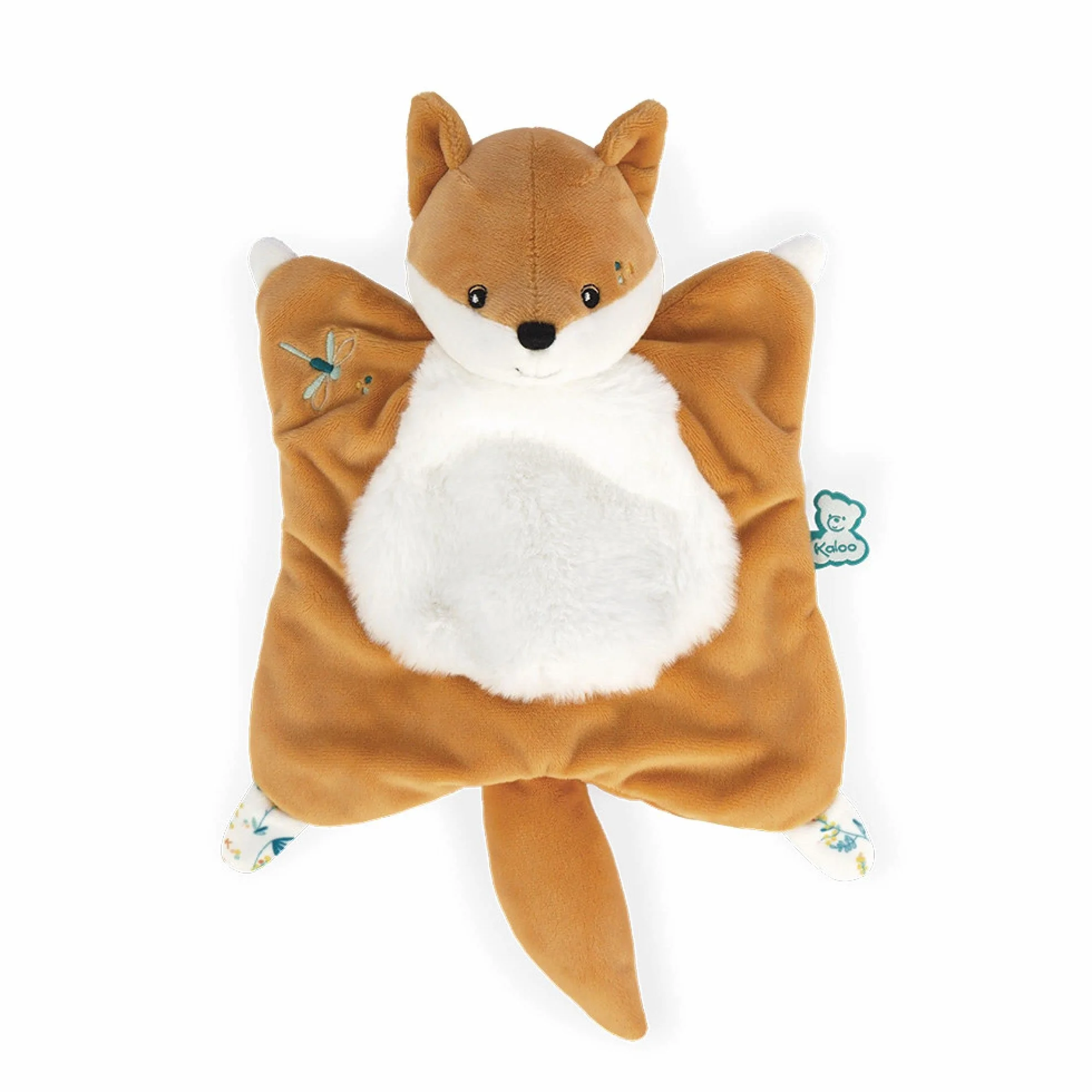 Kaloo FRIPONS - SQUARE DOUDOU FOX LEONARD - 20CM