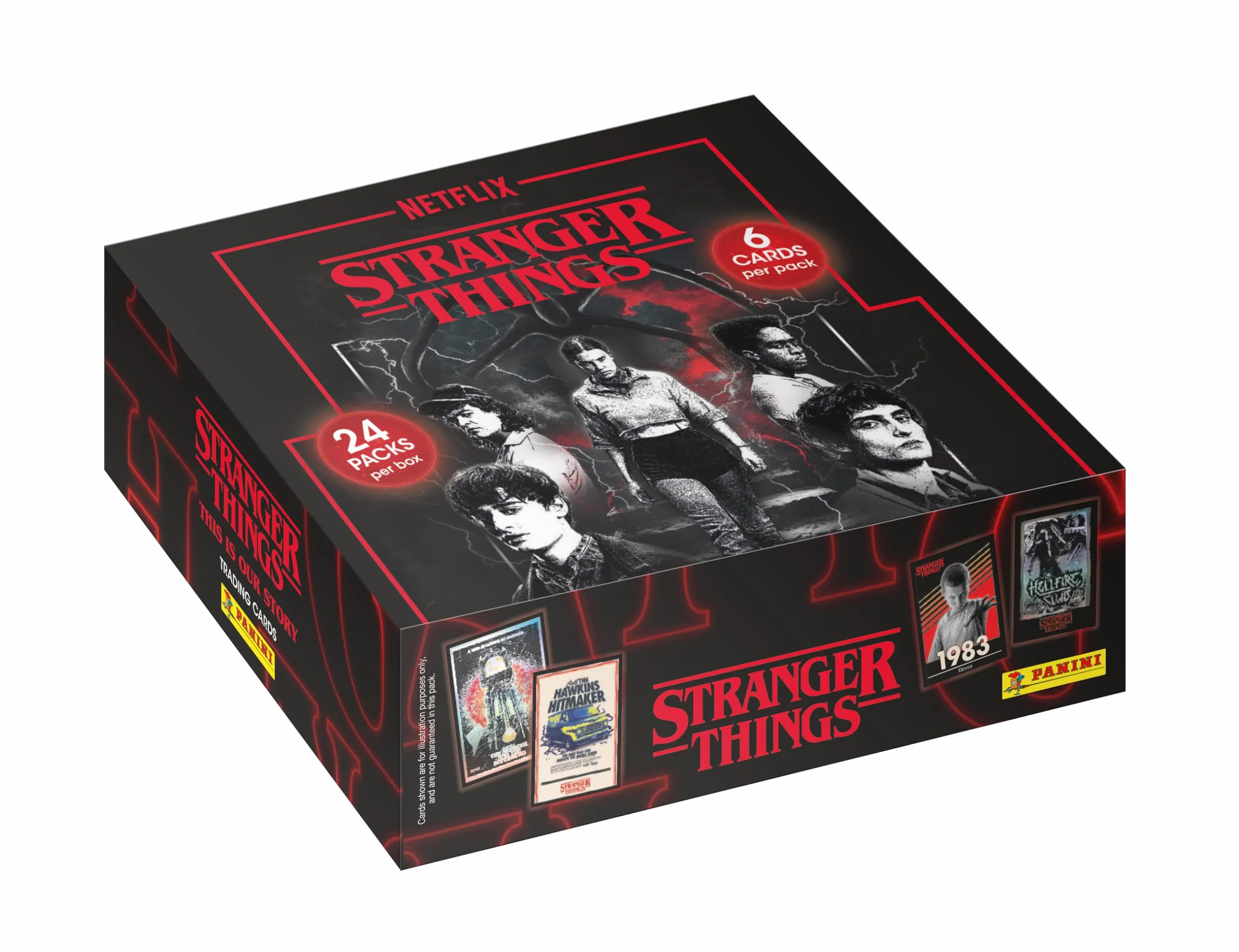 Panini Stranger Things Trading Cards Opakowanie 24 kieszonek