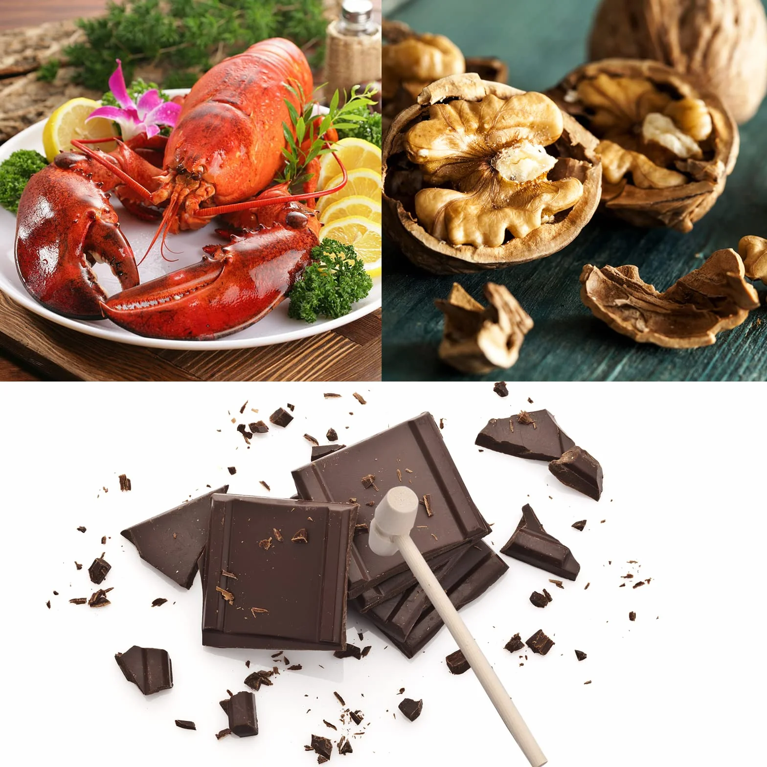 30 sztuk mini drewnianych młotków, drewniany młotek, mały młotek Shellfish Wooden Młotek do stukania homarów, skorupiaków, czekolady