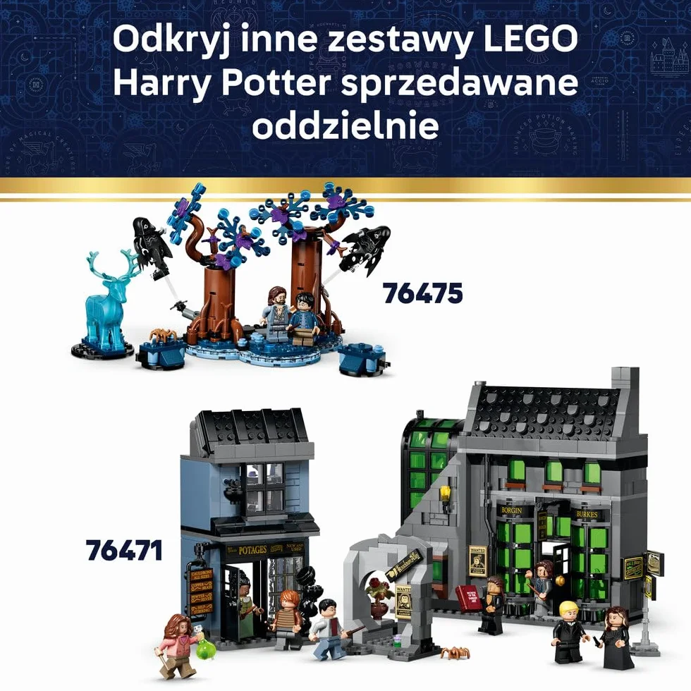 LEGO Harry Potter Zamek Hogwart: Wschodnie skrzydło, zabawka z filmu, zestaw konstrukcyjny dla dziecka, dekoracja do pokoju, pomysł na prezent dla chłopca lub dziewczynki od 10 lat 76473