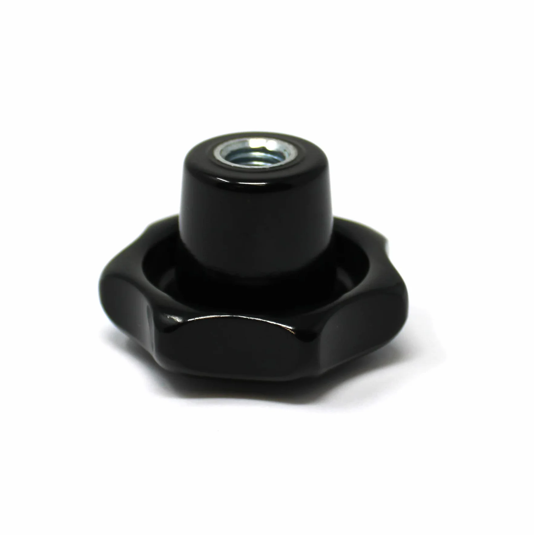 Elementy znormalizowane/uchwyt gwiazdowy z gwintem wewnętrznym wg DIN 6336 / duroplast/tuleja gwintowana stal ocynkowana / M8 - średnica gwiazdy 50 mm (5 sztuk, M8 (50))