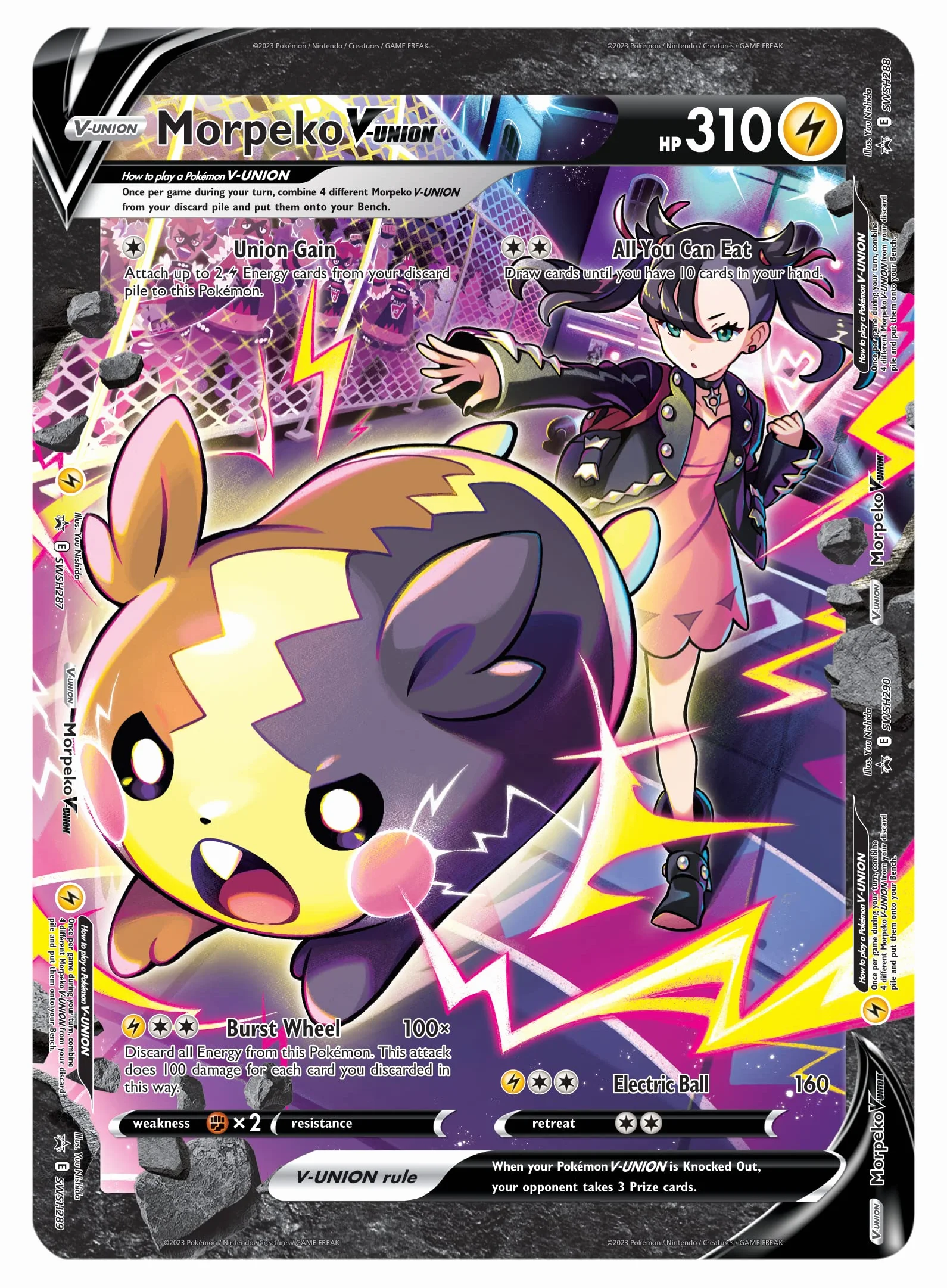 Pokemon TCG: Crown Zenith Premium Playmat Collection—Morpeko V-Union