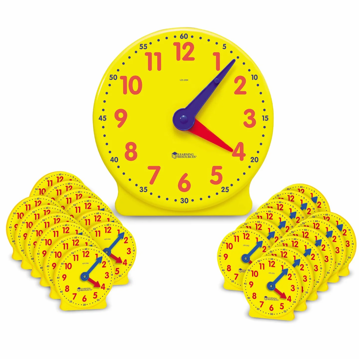 Learning Resources Big Time Klasa Zegar 25-Kawałek Zestaw
