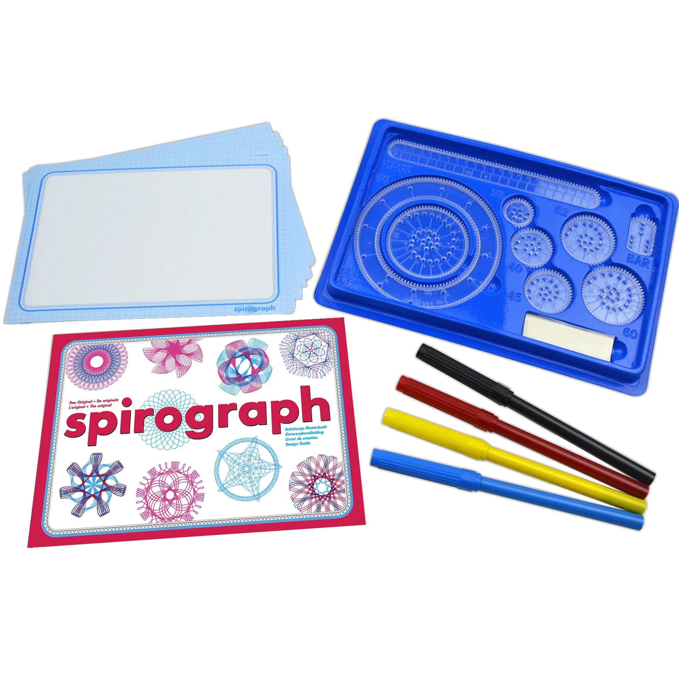 SPIROGRAPH 34342 - zestaw startowy, zestaw rzemieślniczy, biały