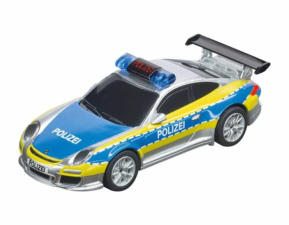 Carrera 20064174 Carrera GO!!! Porsche 911 GT3 Policja tory wyścigowe i licencjonowane wyścigówki do 2 graczy dla chłopców i dziewcząt od 6 lat i dorosłych