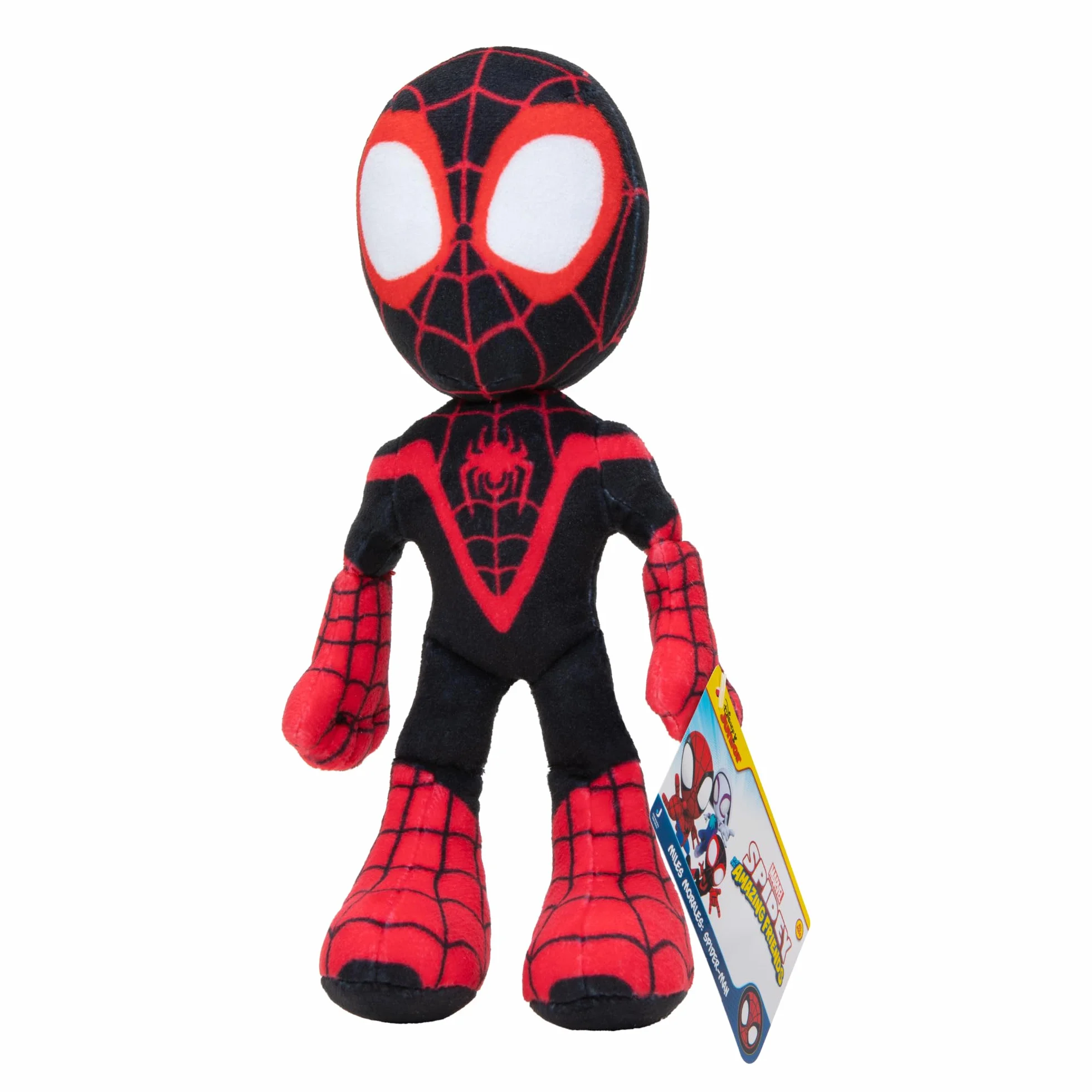 Marvel's Spidey and his Amazing Friends 20 cm Little Plush Miles Morales Spider-Man Kids Ages 3 and Up