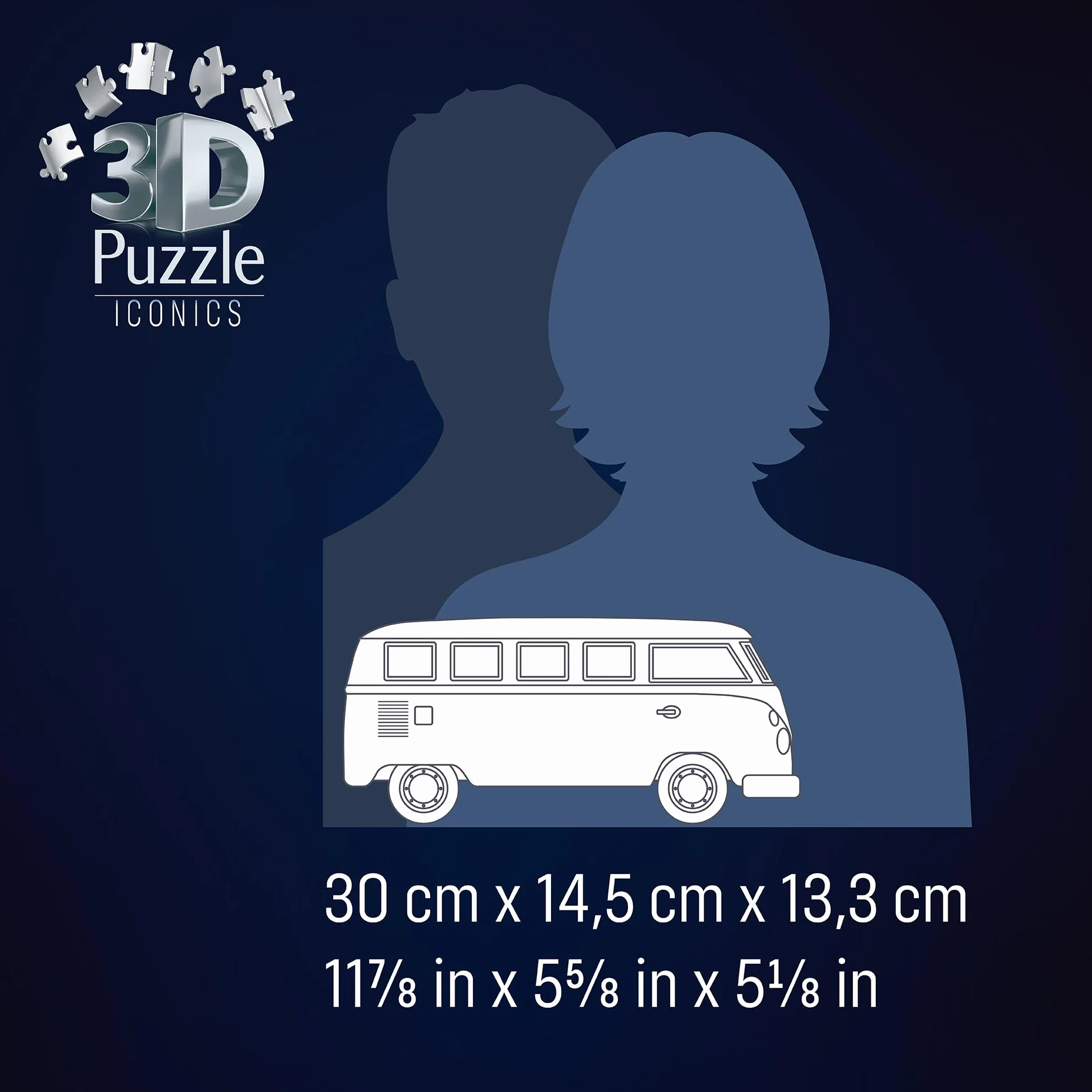 Ravensburger Puzzle 3D Iconics Volkswagen T1