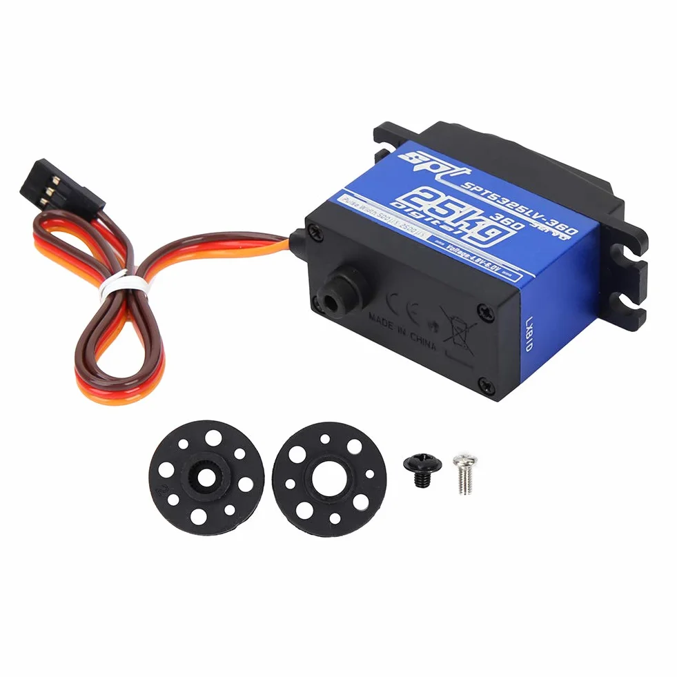 1500μs 330hz 360 ciągły obrót 360 25 KG serwo cyfrowe RC robot serwo ciągły obrót serwo 360 stopni serwo 360 stopni serwomotory 360 stopni serwomotory najlepsze serwo