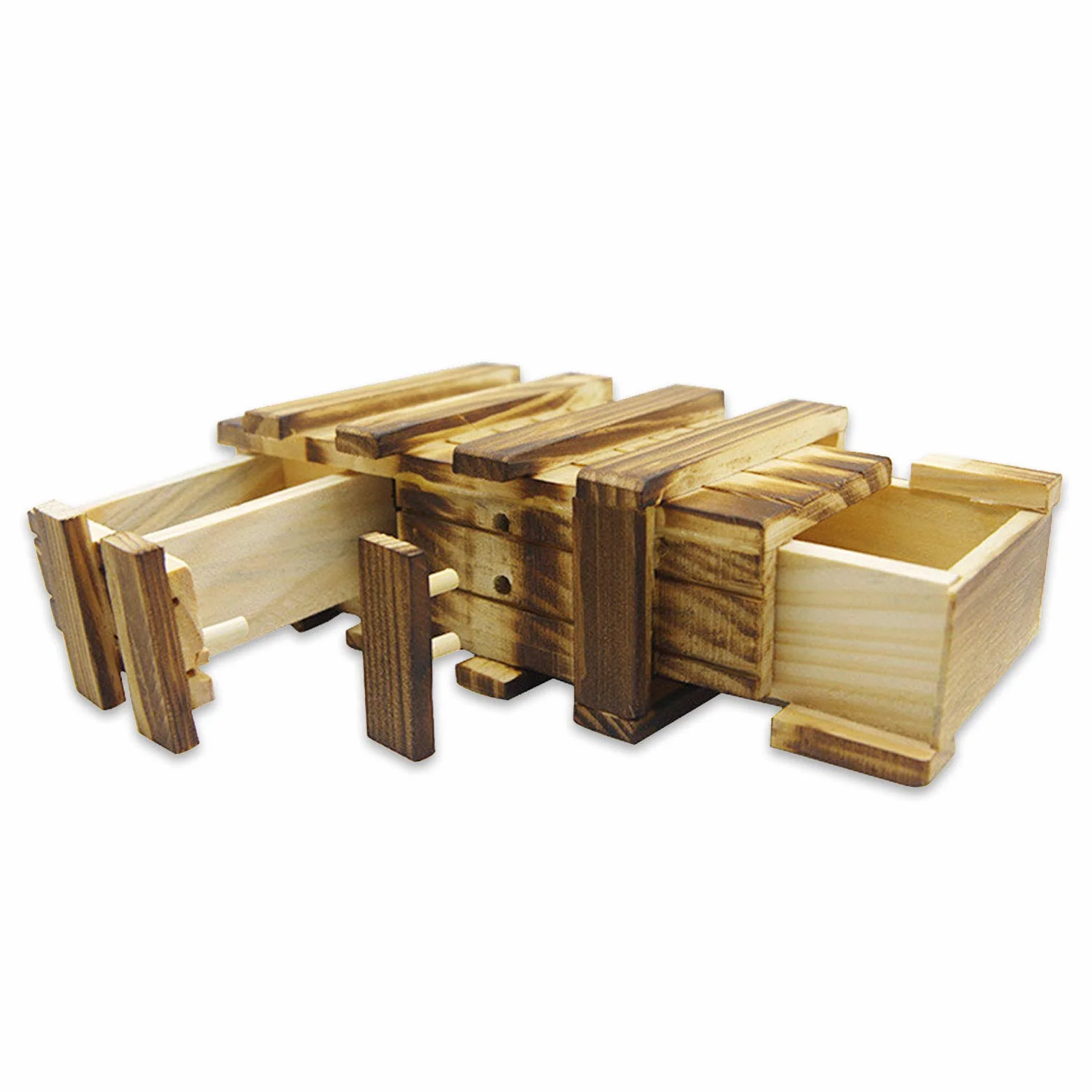 Tajne pudełko na puzzle dla dorosłych magiczne uchwyty na pieniądze dla dorosłych i karty drewniane tajne przegródki etui na karty podarunkowe etui japońskie pudełka na puzzle etui prezenty