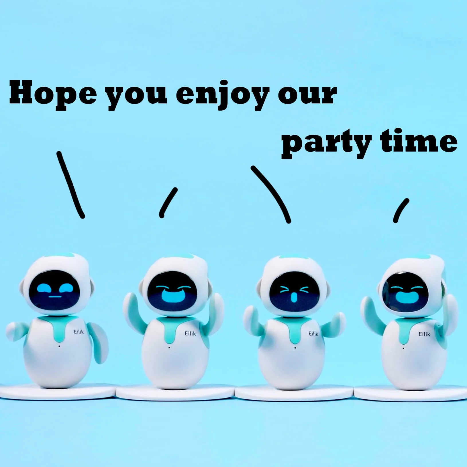 Eilik inteligentny robot na biurko z emocjami interakcji i animacjami dla dzieci i dorosłych