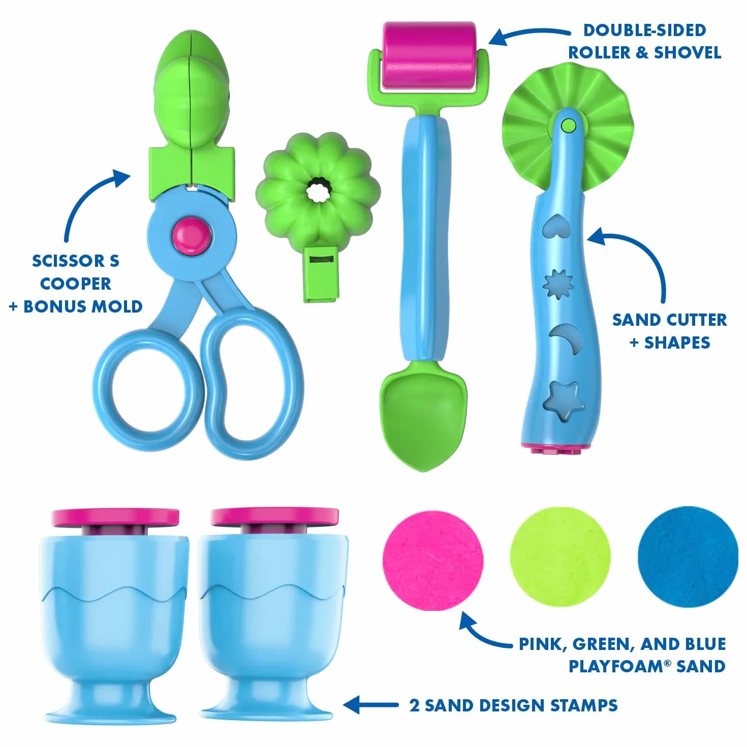 Learning Resources Educational Insights Playfoam Piasek Sensoryczne Zestaw, Wielobarwny