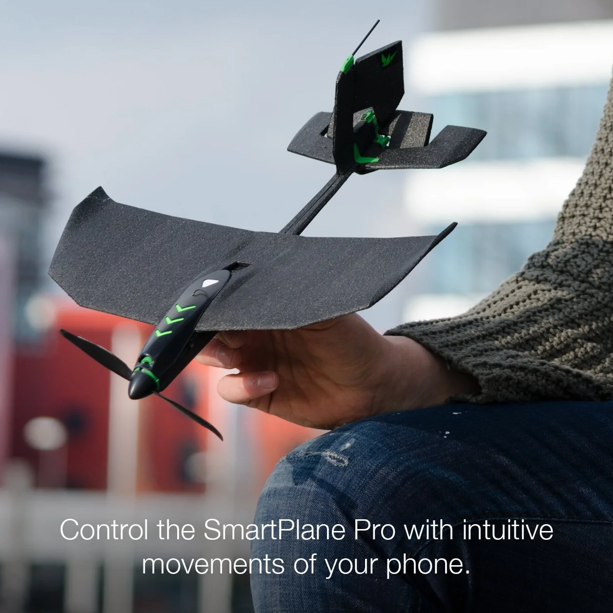 SmartPlane Pro: samolot kaskaderski sterowany za pomocą aplikacji na smartfon, zdalnie sterowany dron do systemów iOS i Android