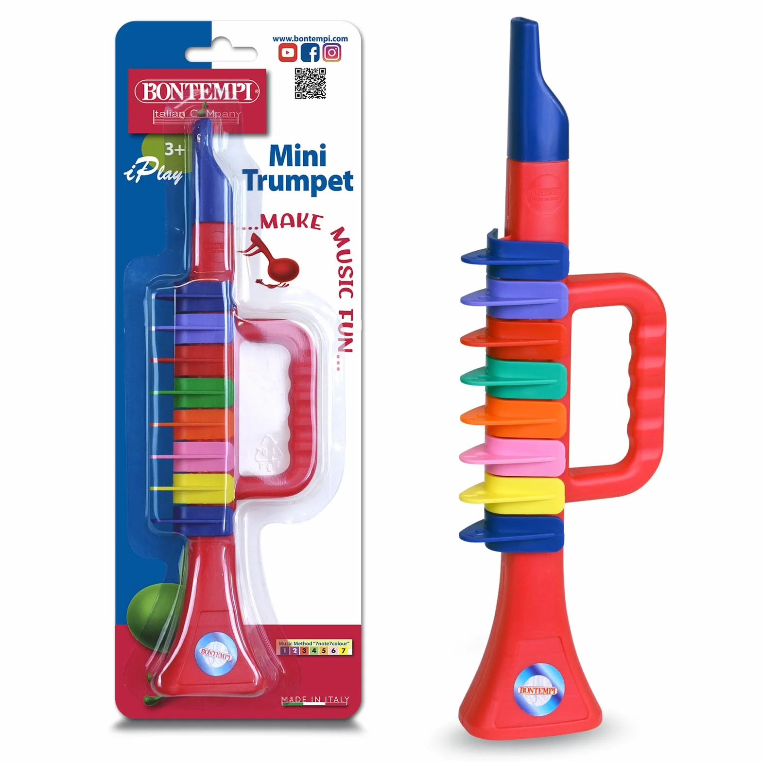 Bontempi | Trąbka dla dzieci OctaveTrumpet - Twój świetlisty start w świat muzyki