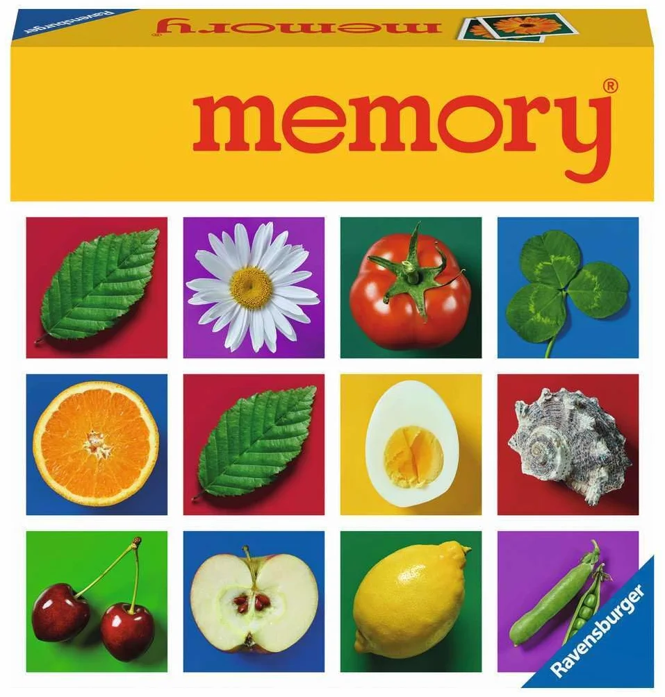 Ravensburger - 20889 - Ravensburger Classic memory®, Neuauflage des Spieleklassikers aus dem Jahr 1969, Merkspiel für 2-8 Spieler ab 6 Jahren