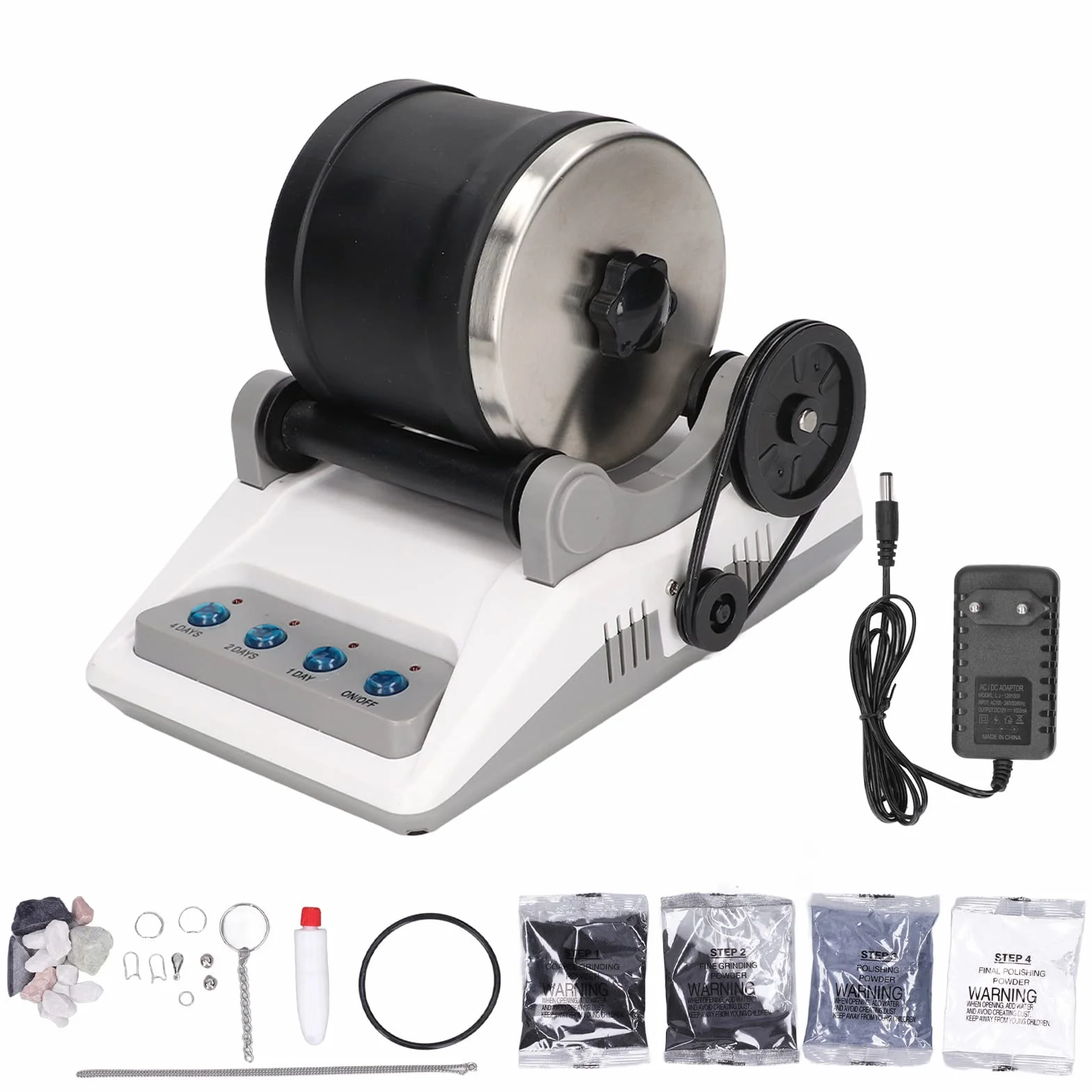 Zestaw Rock Tumbler DIY Elektryczny do Eksperymentów z Fizyki 100-240 V