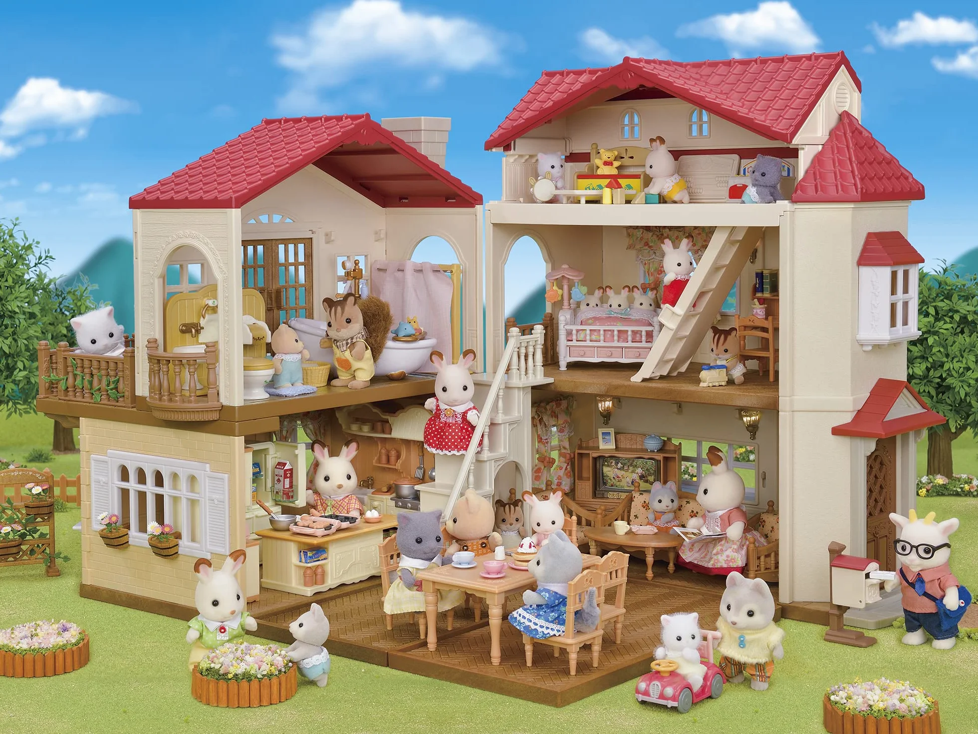 Sylvanian Families 5716 Miejski domek z tajemniczym pokojem na strychu