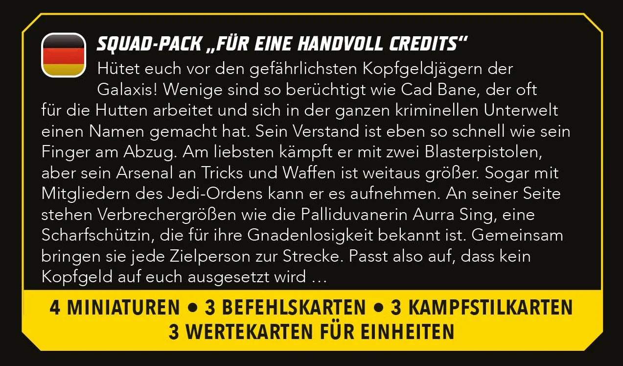 Star Wars: Shatterpoint Fistful of Credits Squad Pack