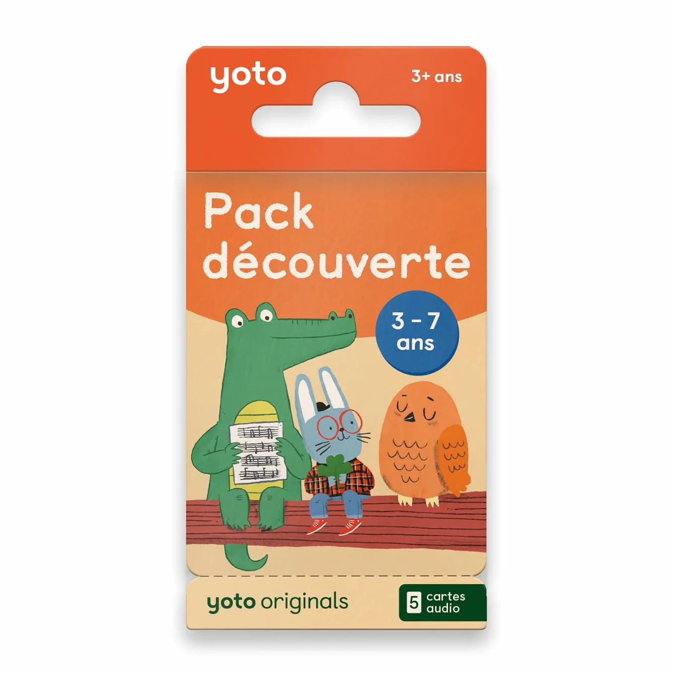 Yoto – Zestaw odkrywczy 3–7 lat, kolekcja audiobooków dla dzieci po francusku do słuchania na odtwarzaczu opowieści i urządzeniu Player oraz Mini, pierwsze historie dla dzieci w wieku od 3 do 7 lat.