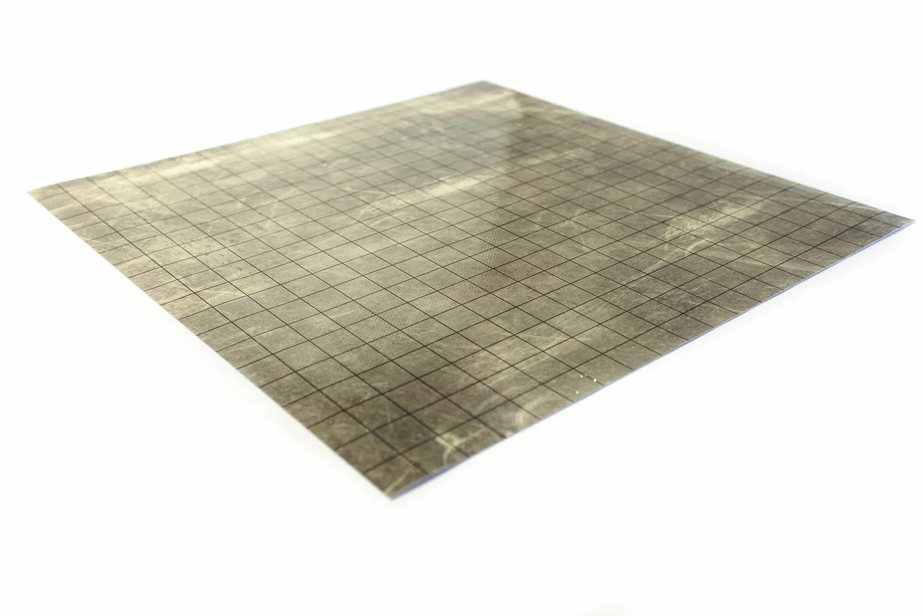 Mata suchościeralna 50 x 50 cm do gier RPG z kwadratową siatką - Wytarty Papirus