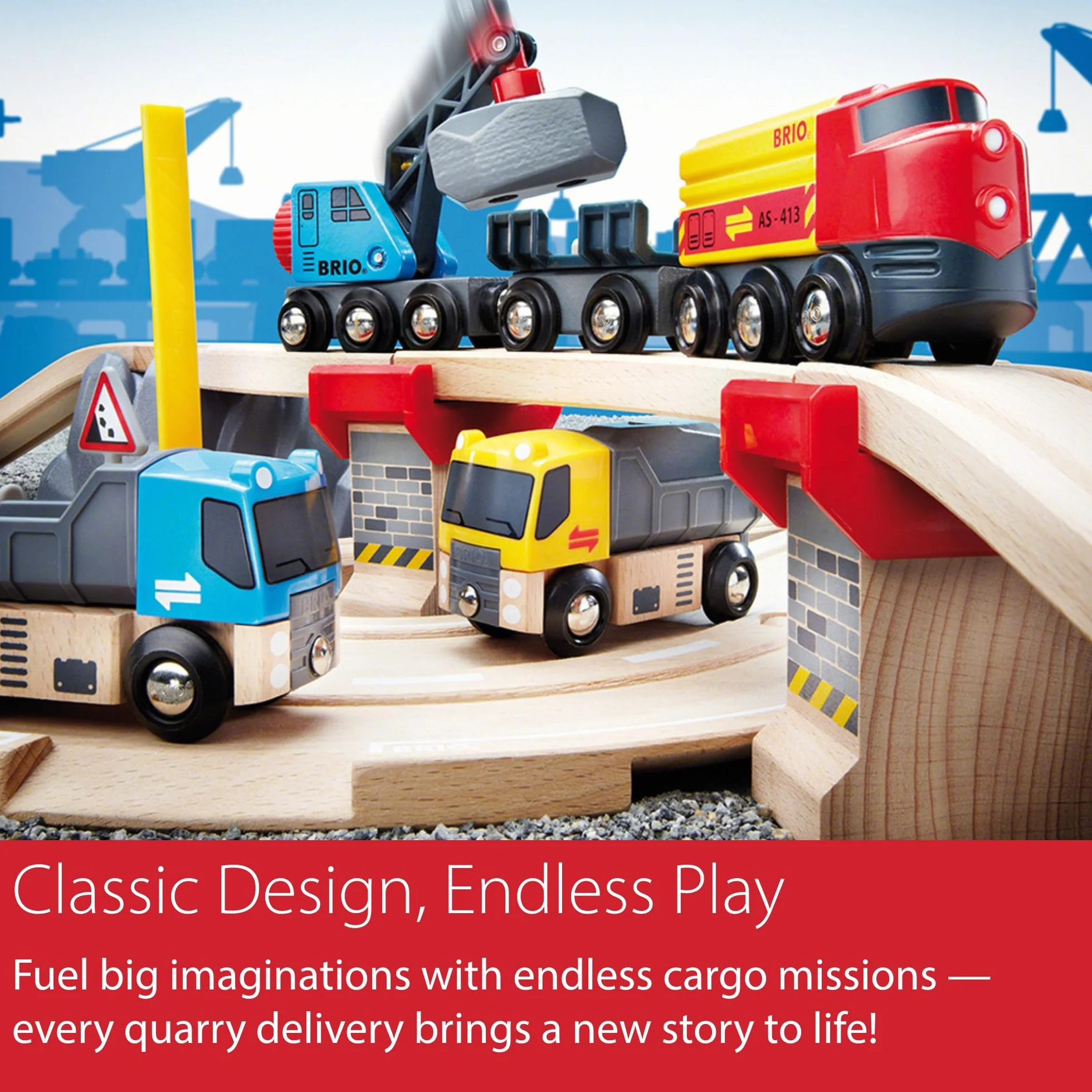 Rail & Road Loading Set (32 PCs): Brio