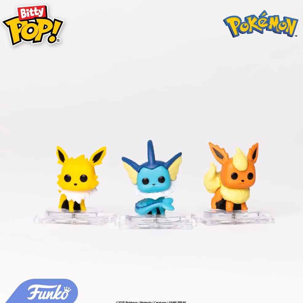 Funko Bitty Pop! Pokemon - Charmander - 4-pak - 0,9 cala (2,2 cm) kolekcjonerski - półka ekspozycyjna do układania w stos w zestawie - pomysł na prezent - torba imprezowa