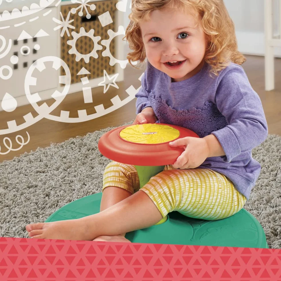 Playskool Wirwind karuzela, klasyczna zabawka obrotowa dla dzieci od 18 miesiąca życia – dostępna wyłącznie w serwisie Amazon