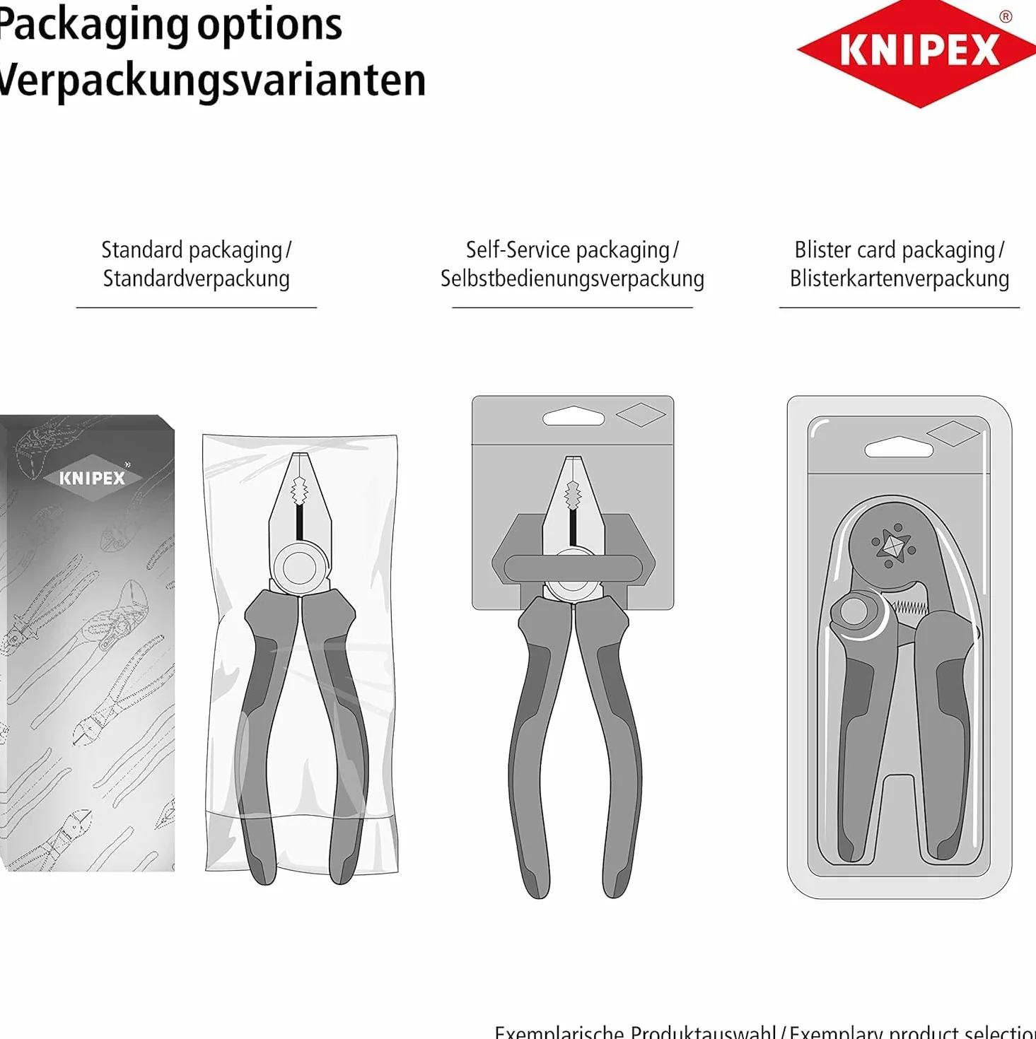 KNIPEX Szczypce chwytające dla mechaników precyzyjnych z tworzywa sztucznego, powlekane 125 mm, 37 11 125