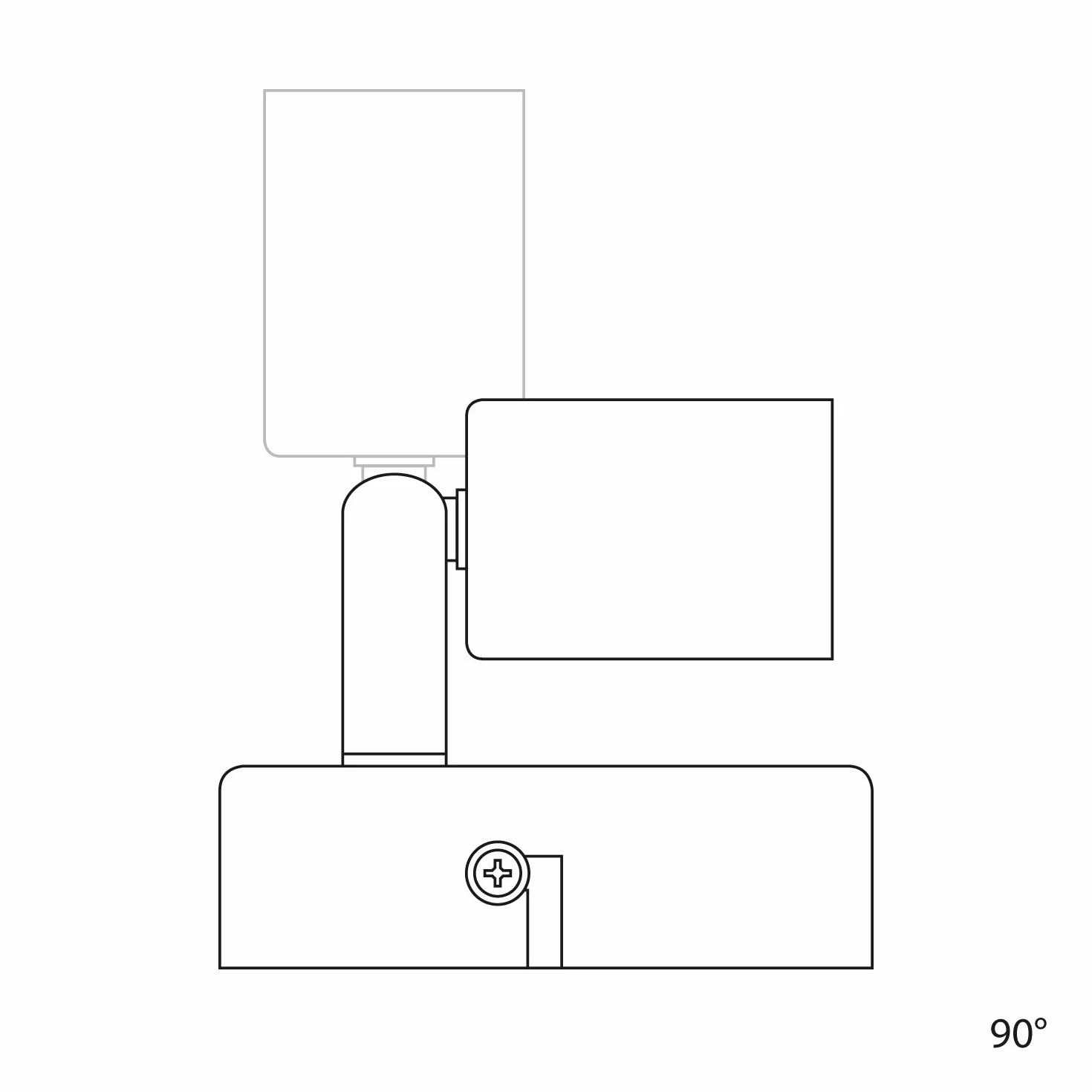 ledscom.de Lampa do czytania/światło ścienne LUNARA, przełącznik, wtyczka, stal nierdzewna matowa, 1x GU10 maks. 25W
