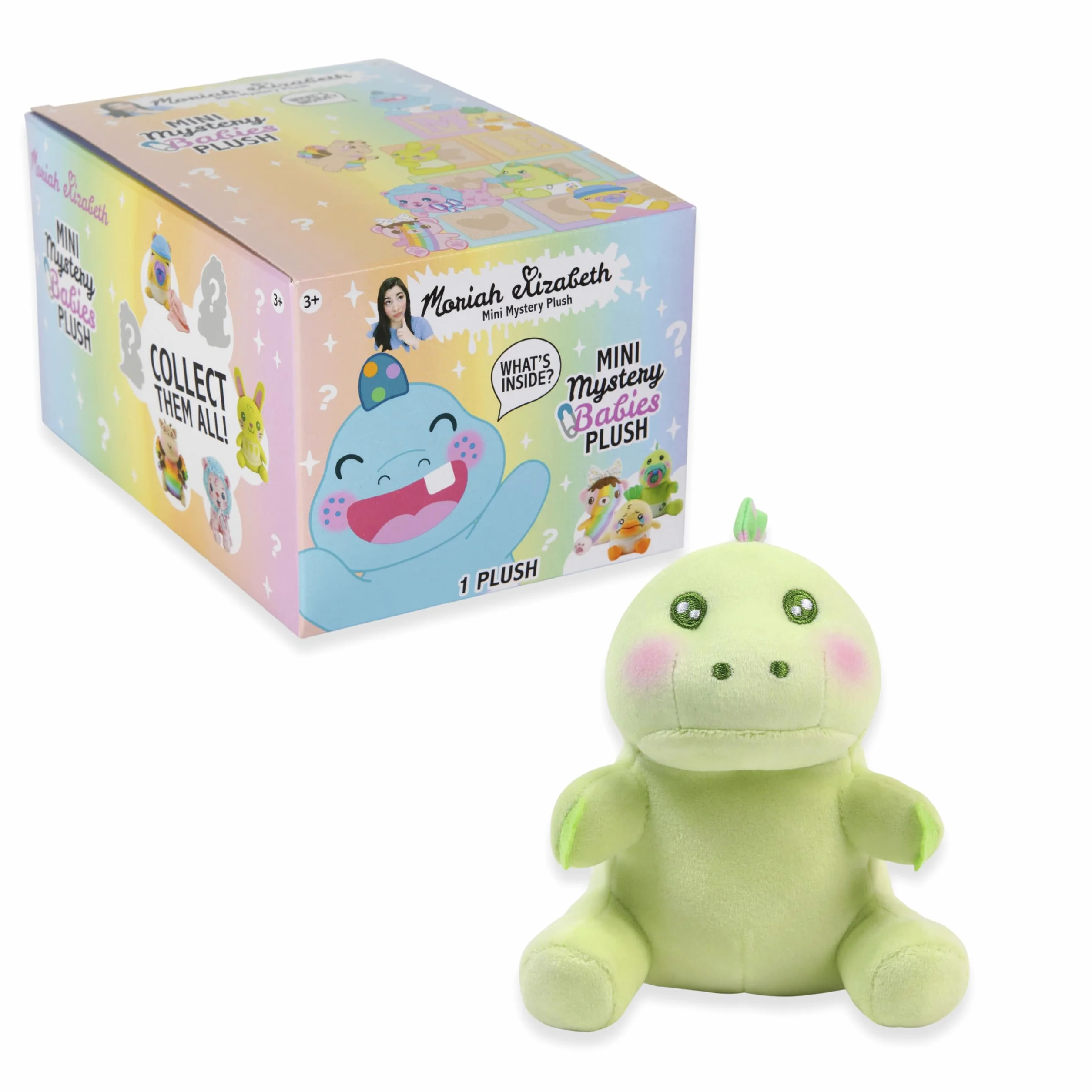 Moriah Elizabeth Mini tajemniczy plusz, seria 4, Baby Mystery Plush, YouTube Craft Channel, Blind Box, 1 z 8 możliwych, oficjalny produkt
