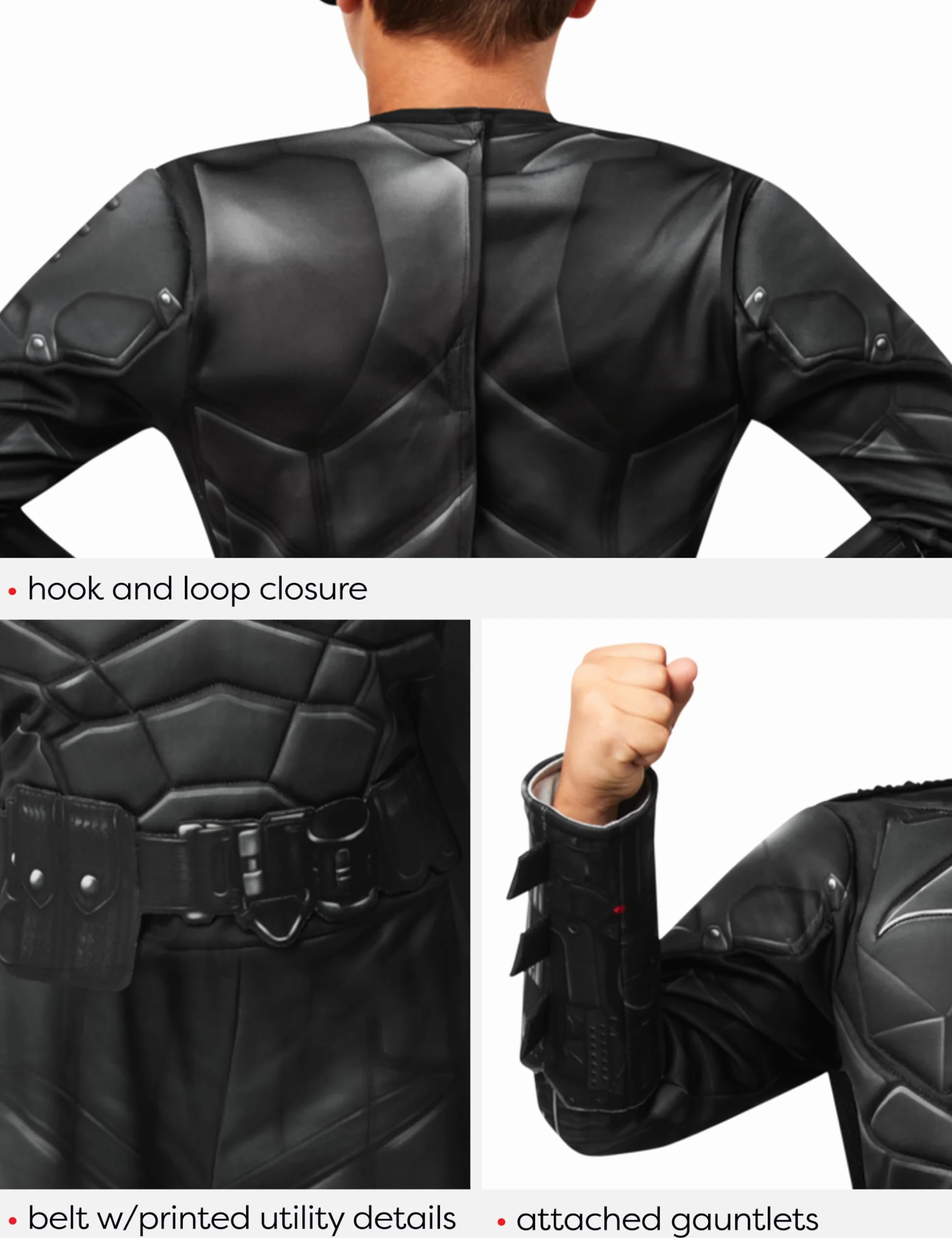 Rubie's Batman Movie Batman Kids Uniseks - dzieci Boy's Dc - the Batman Deluxe Costume