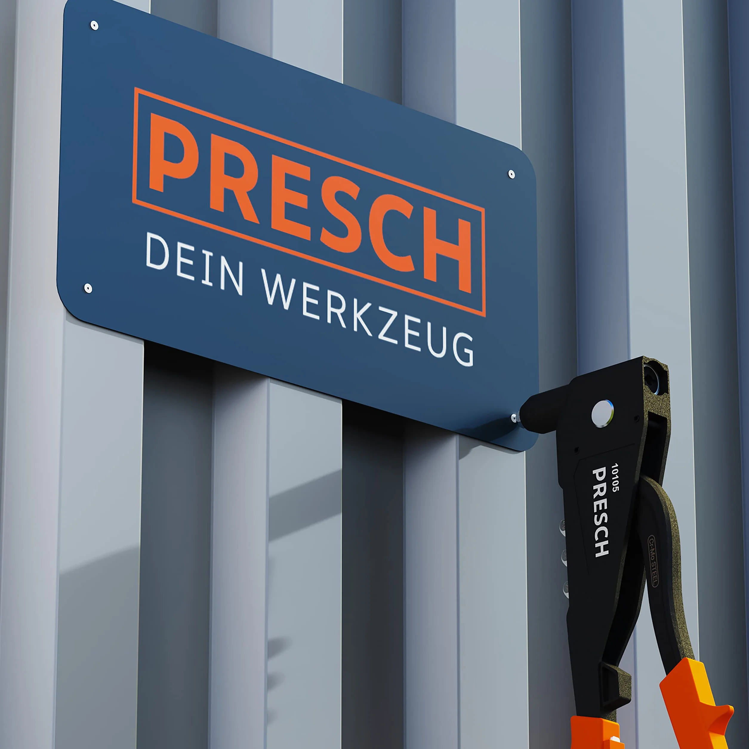 Presch Pistolet do nitów - Solidny, profesjonalny pistolet do nitów - Nitownica z ergonomicznym uchwytem do nitów zrywalnych - Stal Ø 2,4, 3,2, 4,0 mm i stal aluminiowa do 4,8 mm