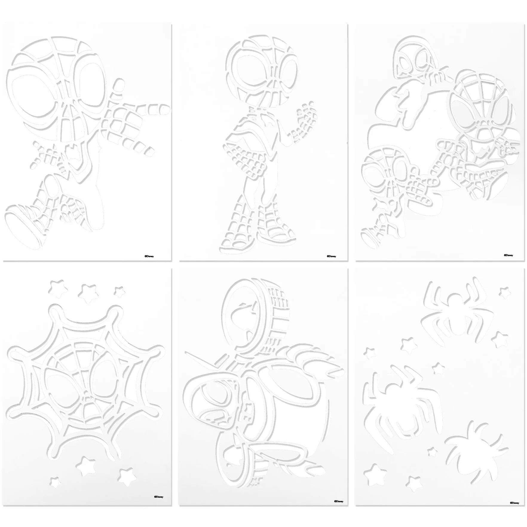 Disney - Marvel - Spidey and his Amazing Friends - zestaw pisaków w sprayu - kolorowe pisaki dla dzieci - zestaw do kolorowania z kredkami i koloryzującymi stronami