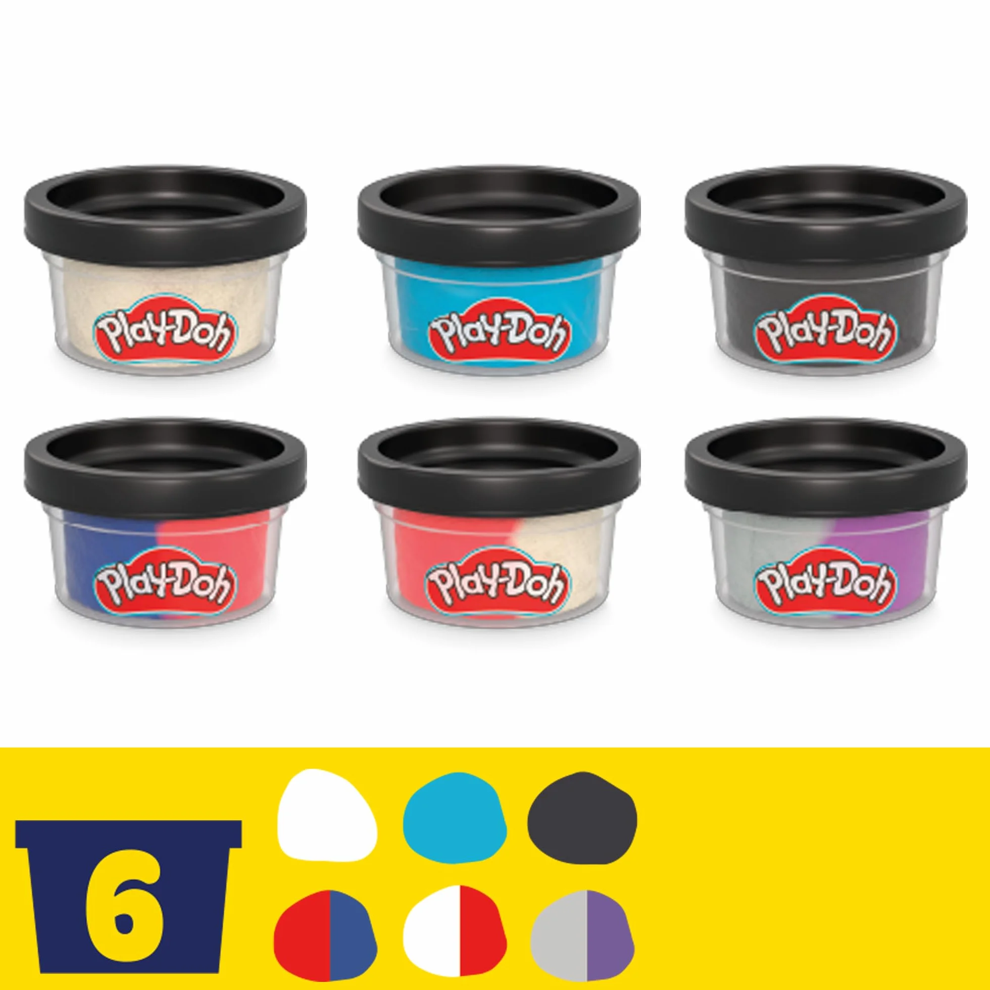 Play-Doh Zestaw do zabawy z figurkami Przygody superbohaterów Marvela z ciastoliną Play-Doh